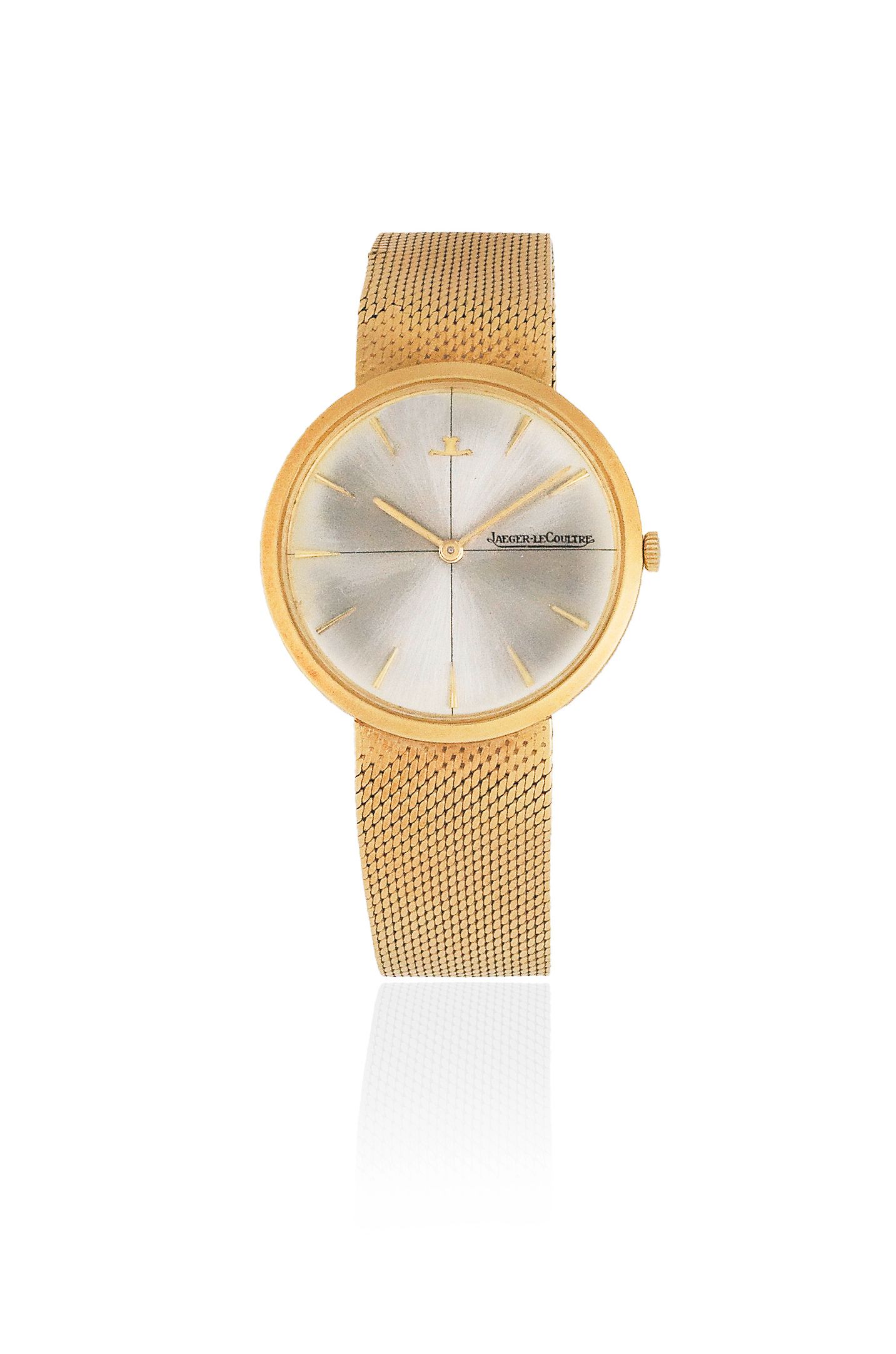 Jaeger-LeCoultre. An 18K gold manual wind bracelet watch 1901, Circa 1962