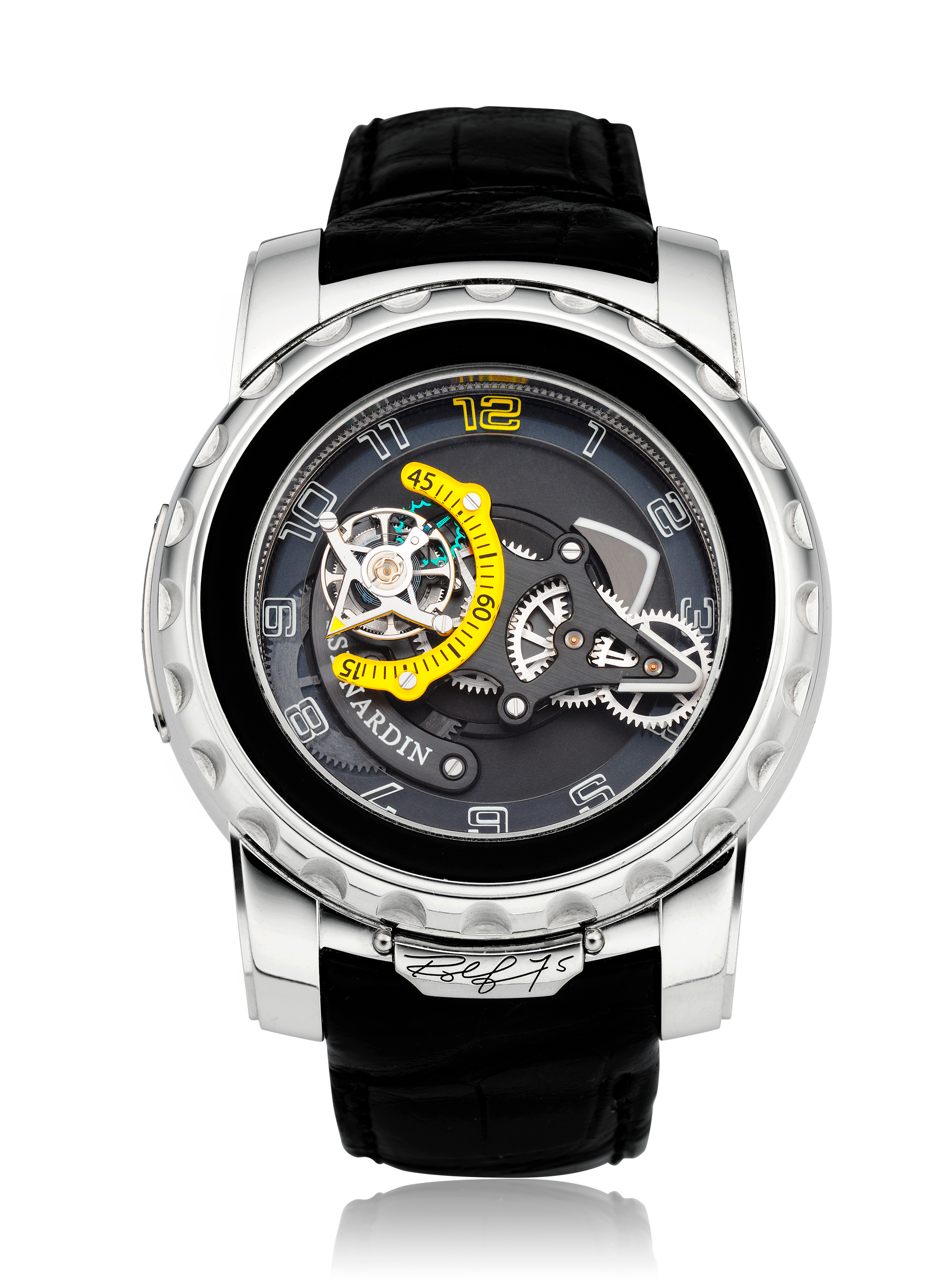 <b>ULYSSE NARDIN, PLATINUM FREAK DIAVOLO 75TH ANNIVERSARY, LIMITED EDITION REF. 2089-115, NO. 33/75</b>