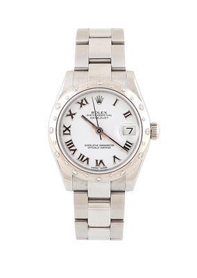 Rolex Datejust mit Weißgold-Brillantlünette zus. ca. 0,30 ct