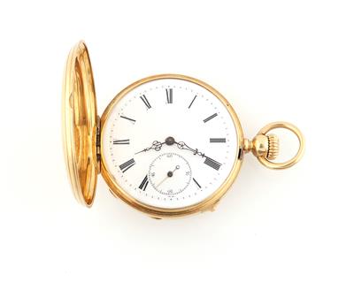 Herrentaschenuhr mit frühem Kroneaufzug