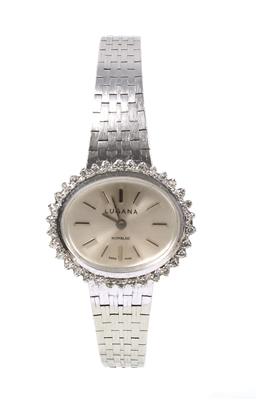Brillant Damenarmbanduhr zus. ca. 0,50 ct