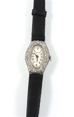 Diamantdamenarmbanduhr zus. ca. 1,50 ct