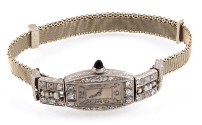 Diamant Armbanduhr zus. ca. 1,1 ct