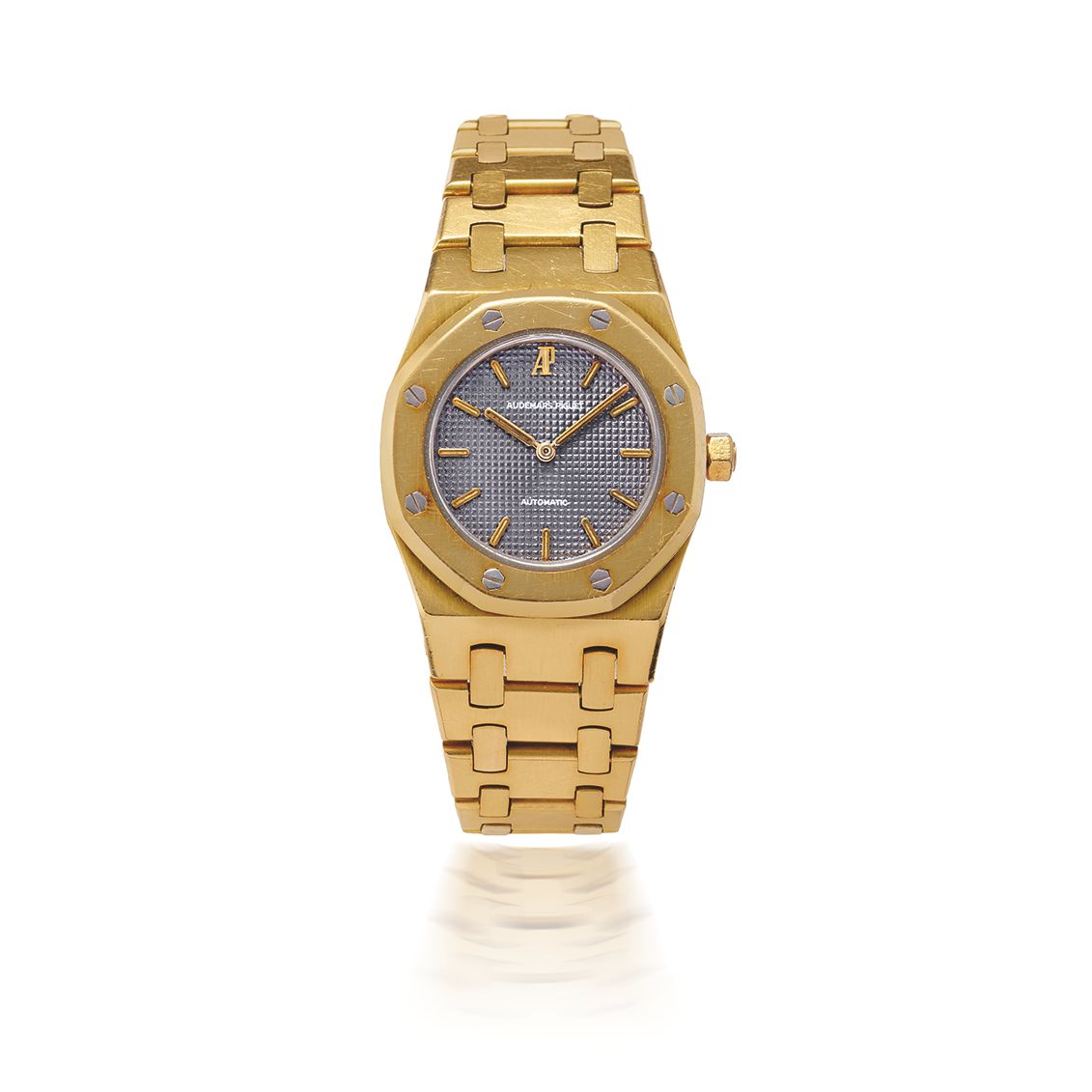 AUDEMARS PIGUET. MONTRE BRACELET DE DAME EN OR JAUNE 18K (750) MOUVEMENT AUTOMATIQUE AUDEMARS PIGUET. A LADY'S 18K GOLD AUTOMATIC BRACELET WATCH Royal Oak, Circa ...