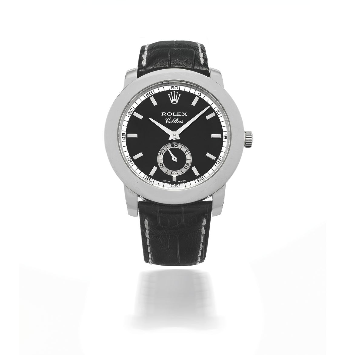 ROLEX. MONTRE BRACELET EN PLATINE MOUVEMENT MECANIQUE ROLEX. A PLATINUM MANUAL WIND WRISTWATCH Cellini, Ref: 5241, Circa 2000