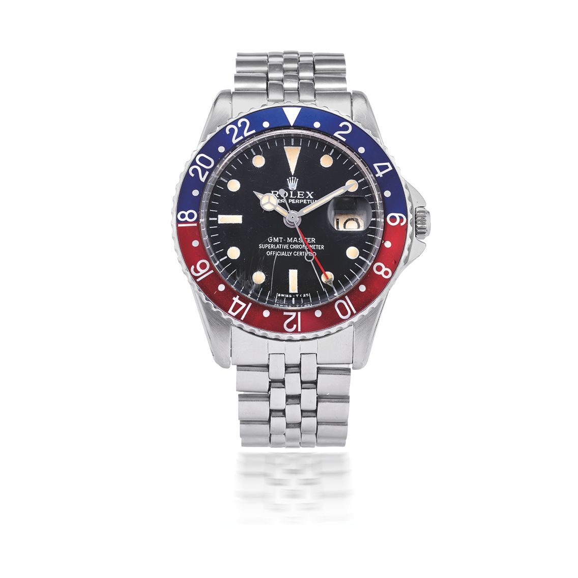 ROLEX. MONTRE BRACELET EN ACIER AVEC DATE ET 2ND FUSEAU HORAIRE MOUVEMENT AUTOMATIQUE ROLEX. A STAINLESS STEEL AUTOMATIC CALENDAR BRACELET WATCH WITH DUAL TIME ZONE ...