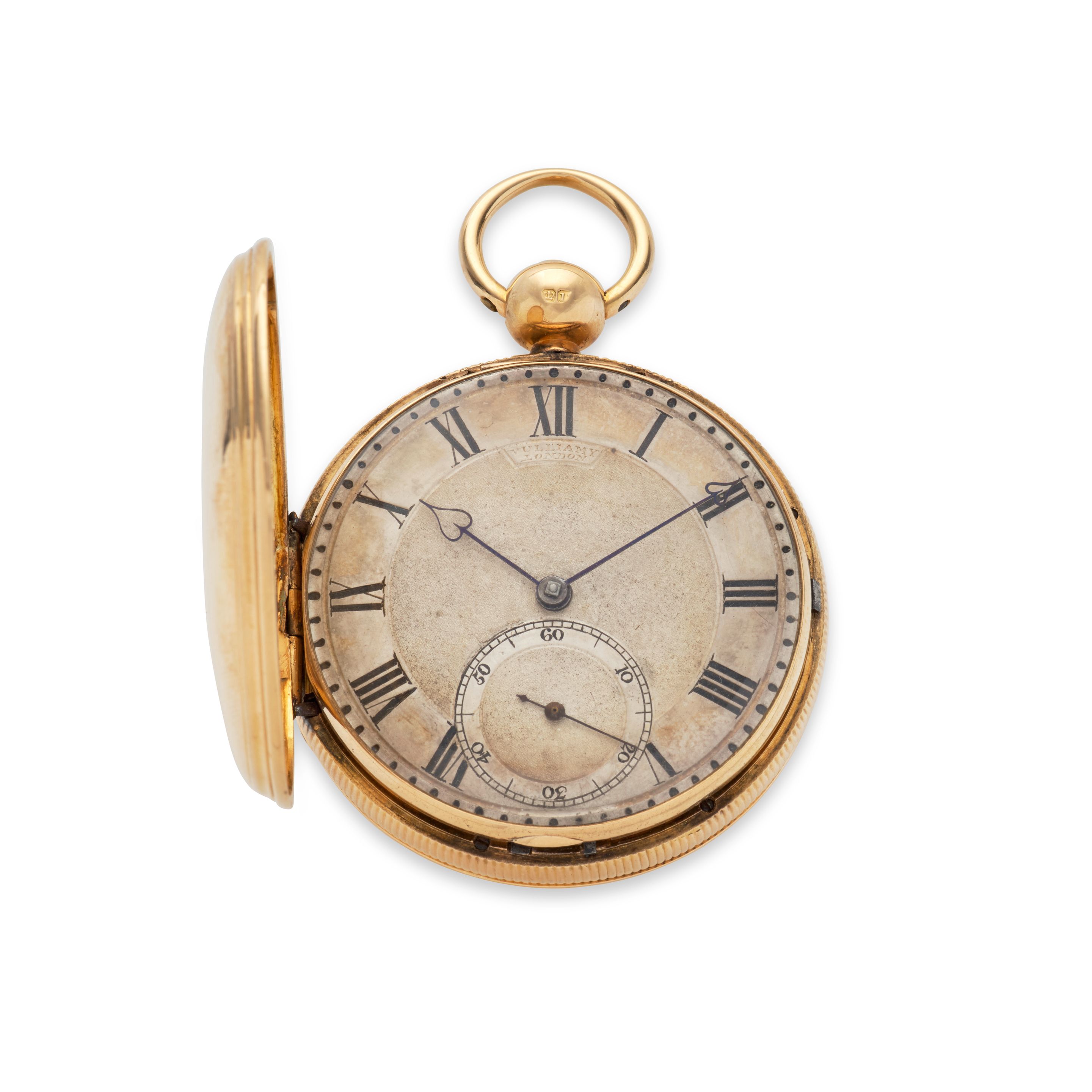 VULLIAMY, LONDON. A FINE 18K GOLD HUNTER CASED LEVER WATCHLondon hallmark for 1817