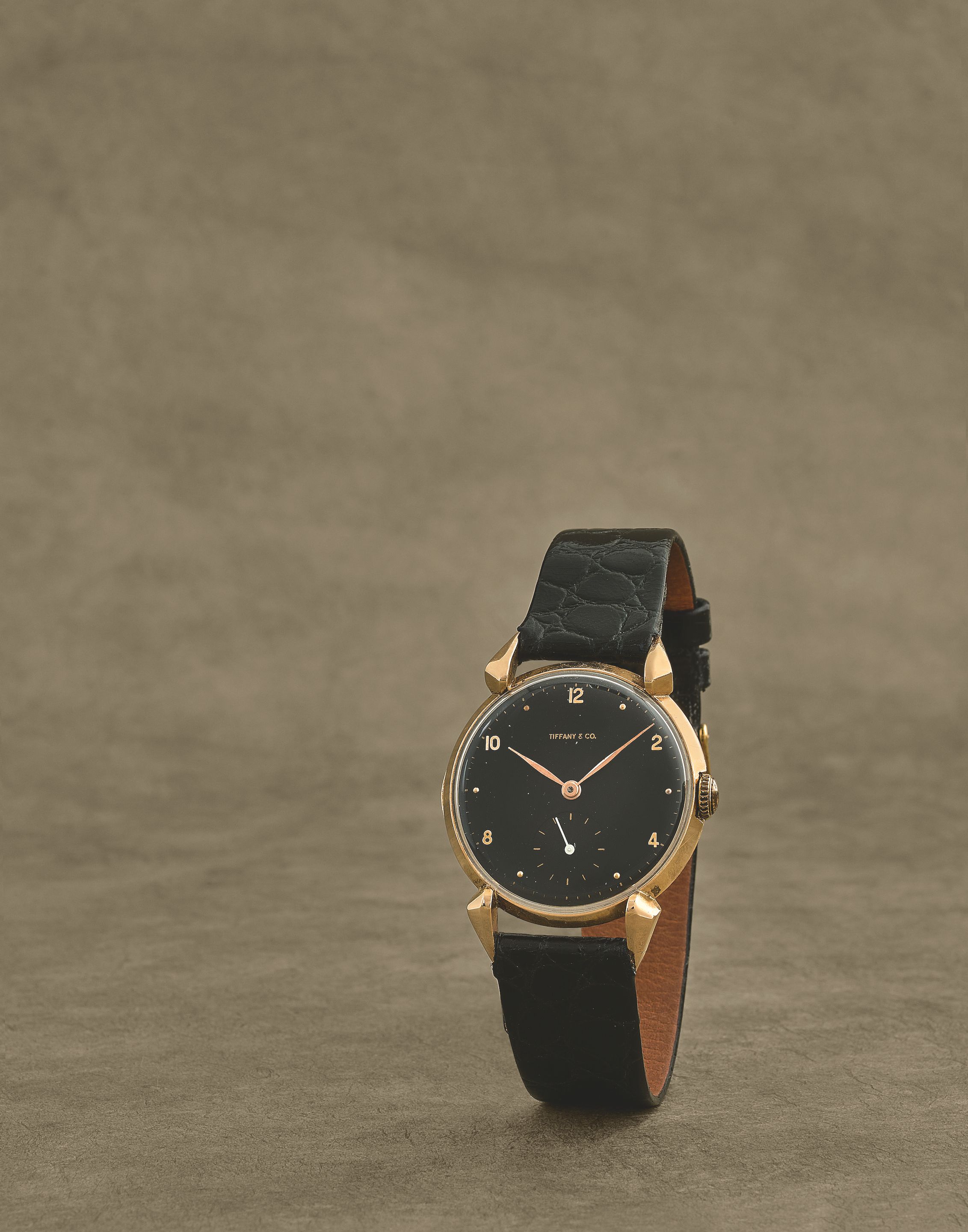 Record pour Tiffany & Co. Montre bracelet en or jaune 18K (750) mouvement mécanique Record for Tiffany & Co. An 18K gold manual wind wristwatch ...