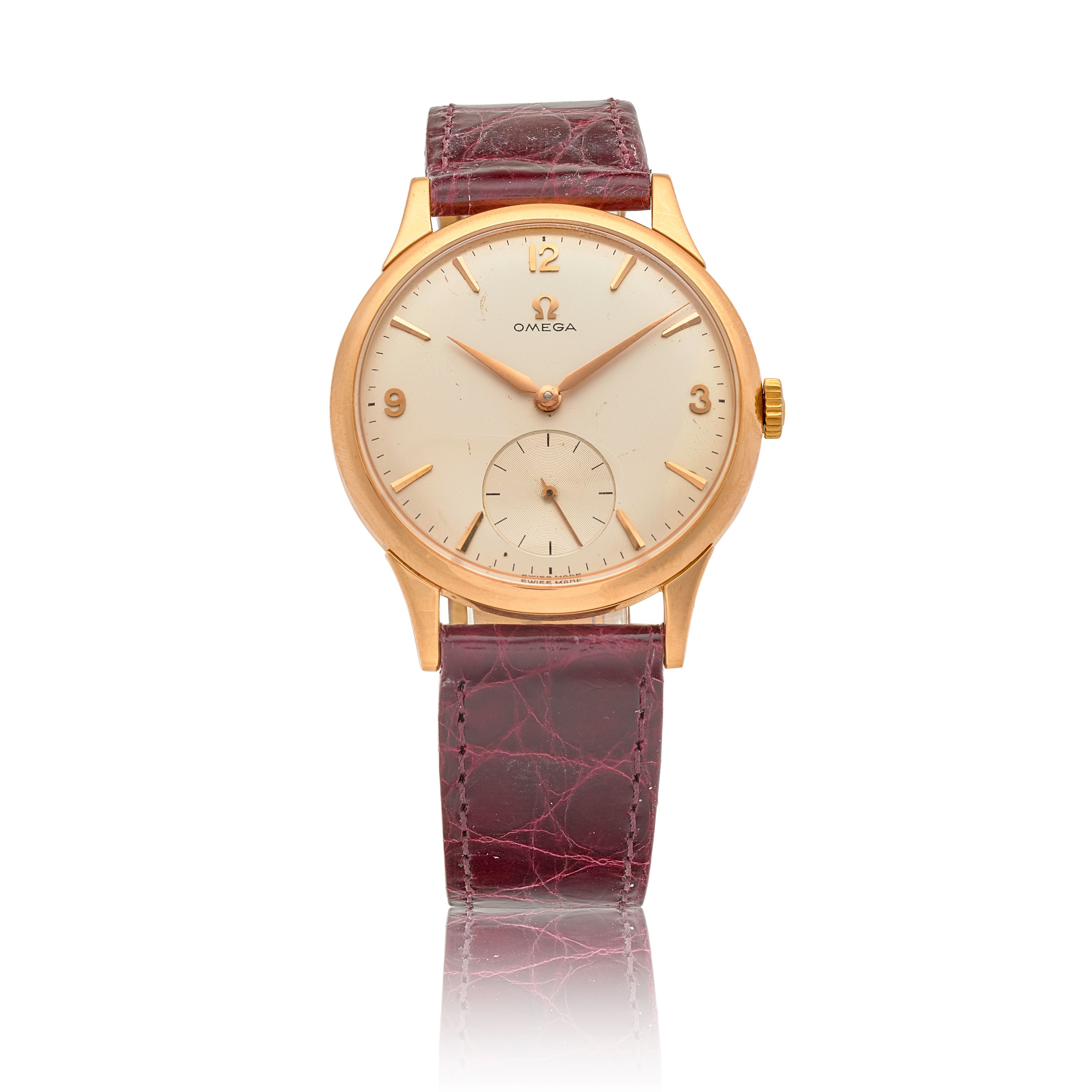 OMEGA. AN 18K ROSE GOLD MANUWAL WIND WRISTWATCH Constellation, Ref: 14707, c.1960s