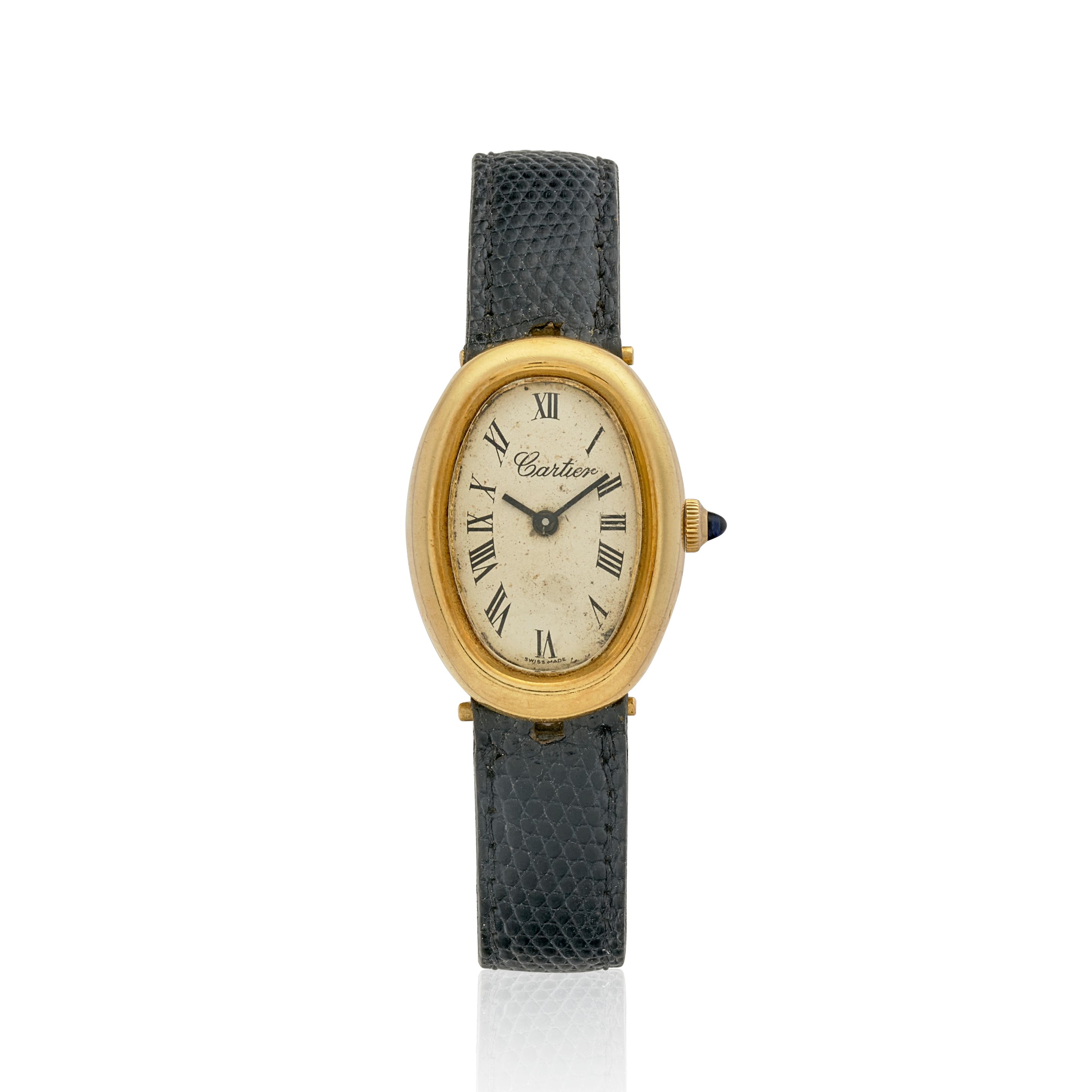 CARTIER BUECHE GIROD. AN 18K GOLD LADY'S MANUAL WIND WRISTWATCHRef: 7743-1, c.1970s