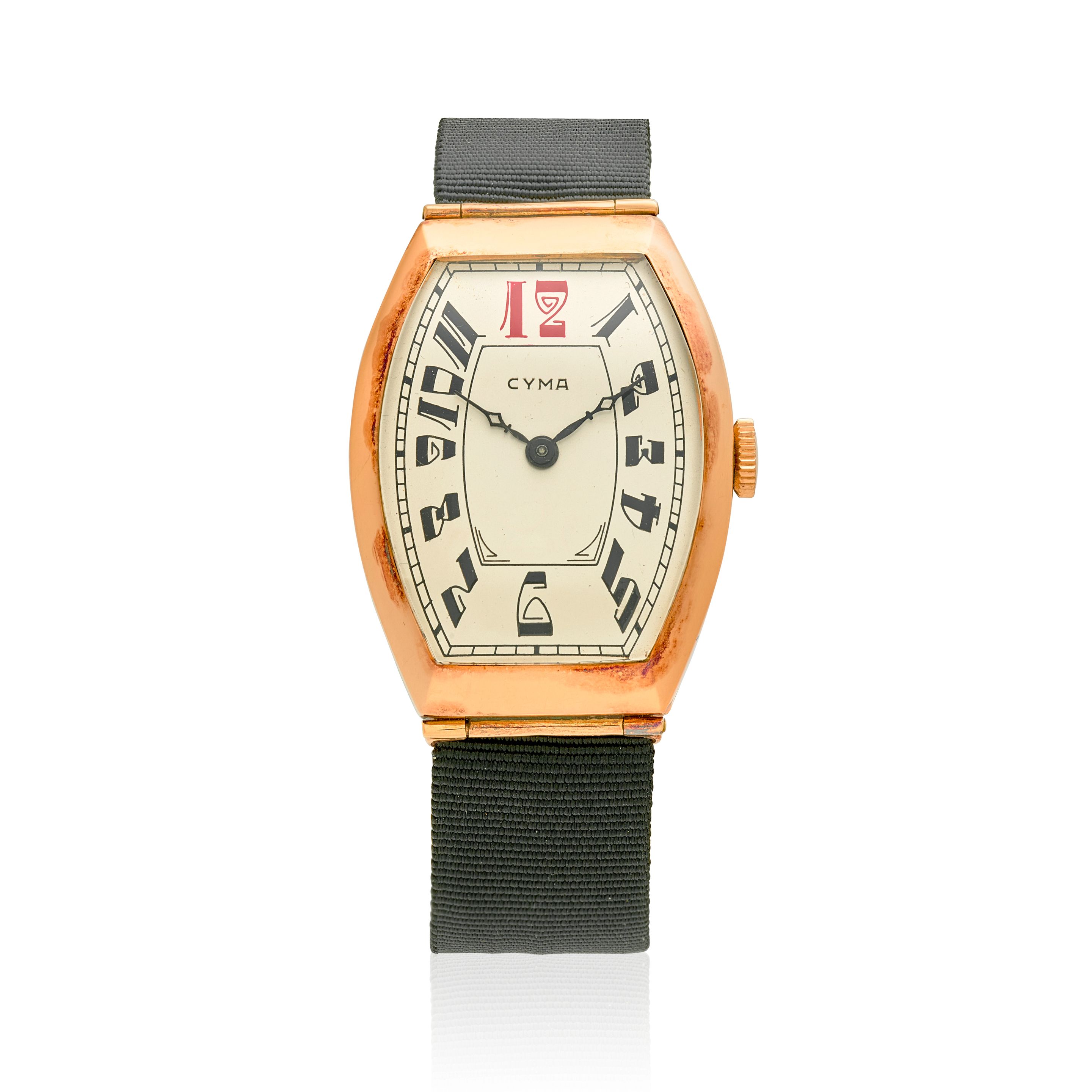 CYMA. A 14K GOLD MANUAL WIND WRISTWATCH