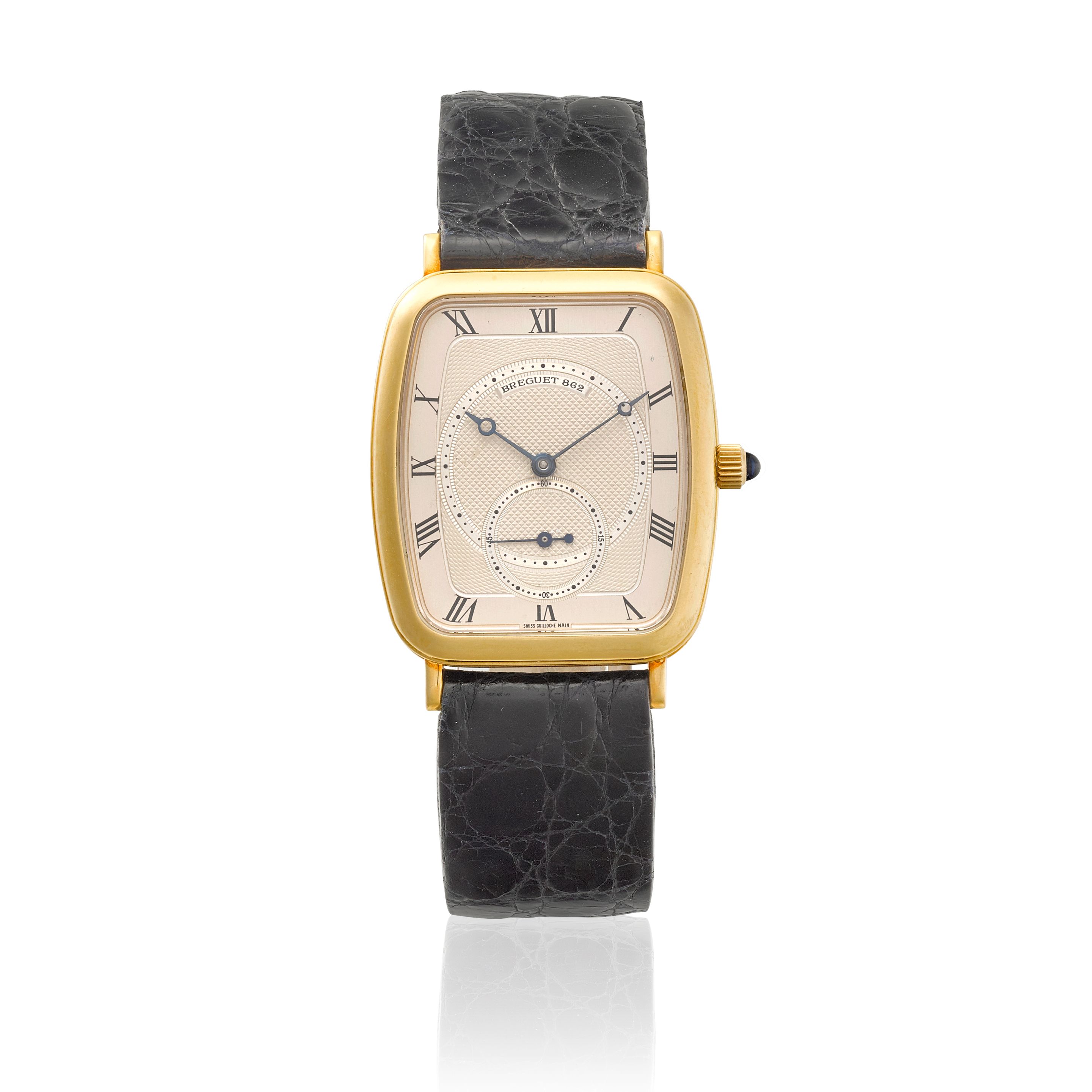 BREGUET. A FINE 18K GOLD MANUAL WIND WRISTWATCHRef: 3490, c.2000s