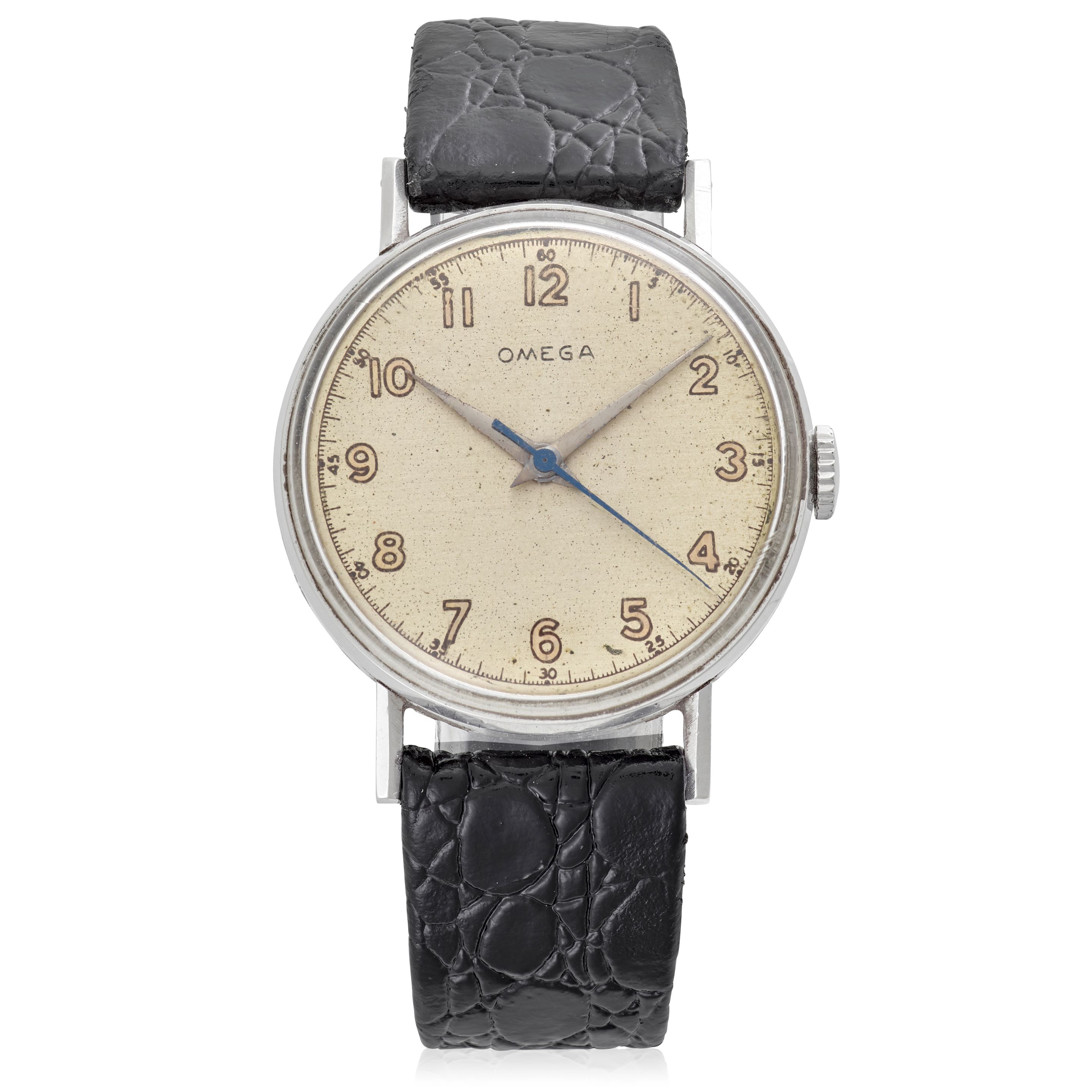 OMEGA. A STAINLESS STEEL MANUAL WIND WRISTWATCHRef: 2346/2, c. 1944