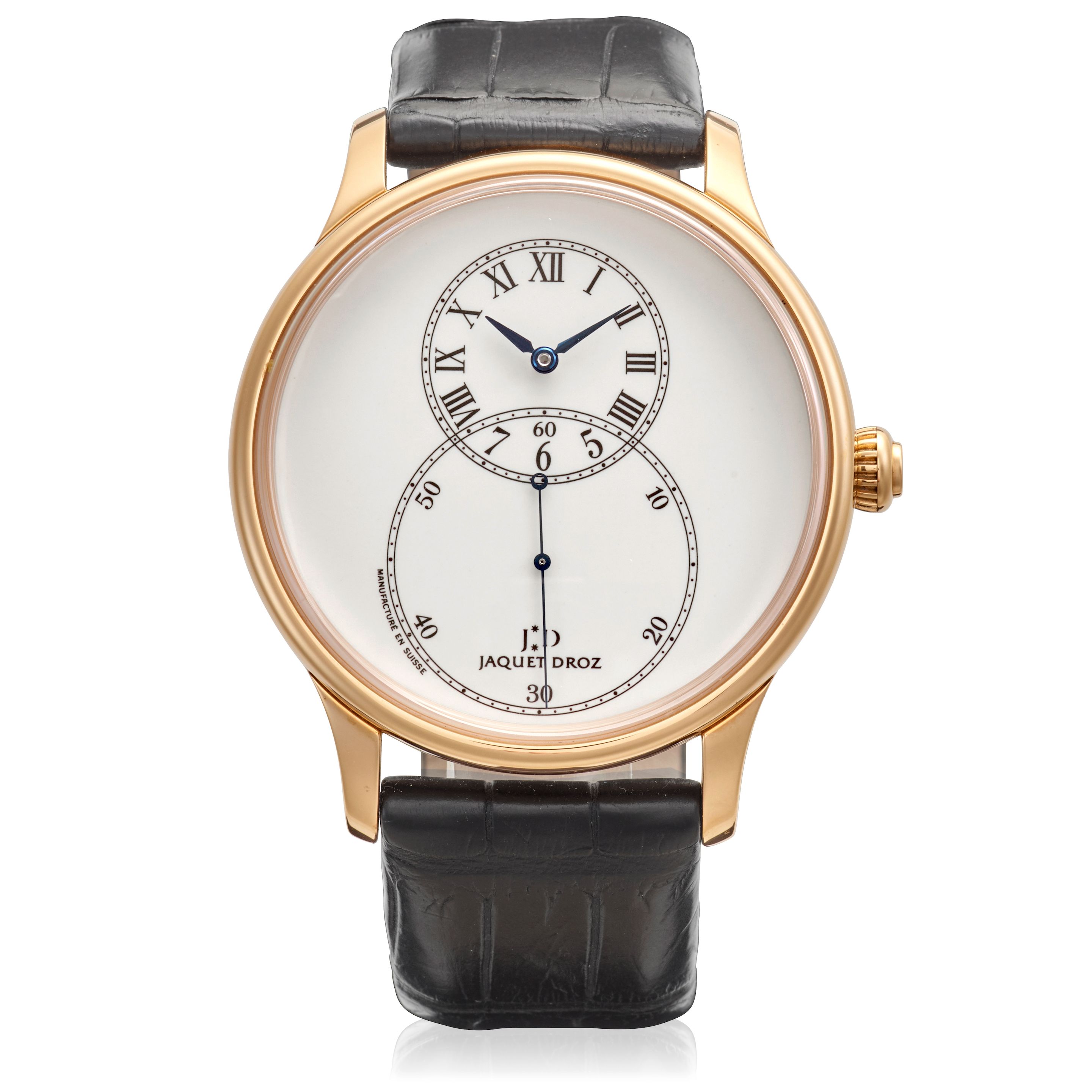 JAQUET DROZ. AN 18K GOLD AUTOMATIC WRISTWATCH Grande Second, Ref: J003033204, c.2010s