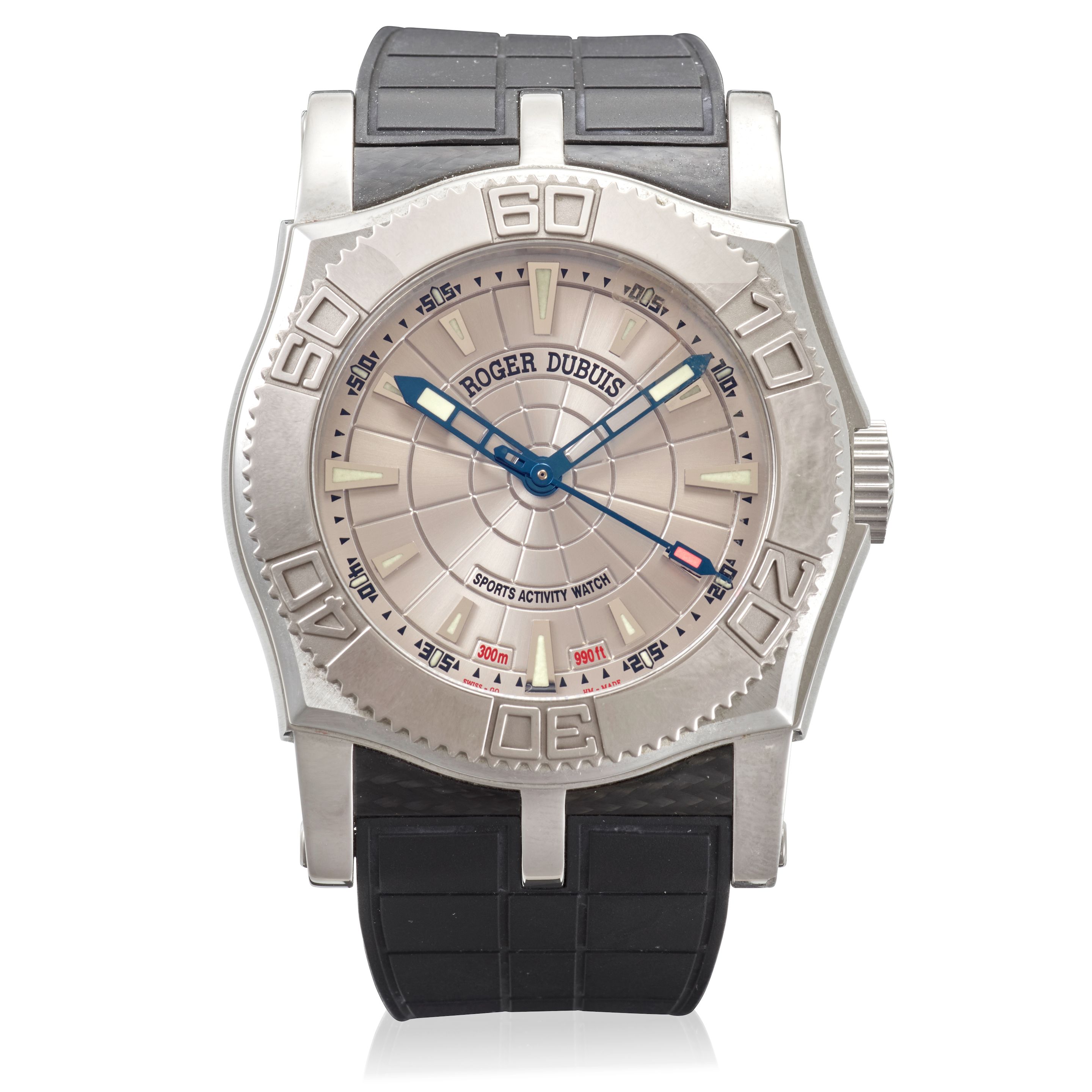 ROGER DUBUIS. A STAINLESS-STEEL AUTOMATIC WRISTWATCH Easy Diver, Ref: SE46579/03.53 JQCCIP, c.2010