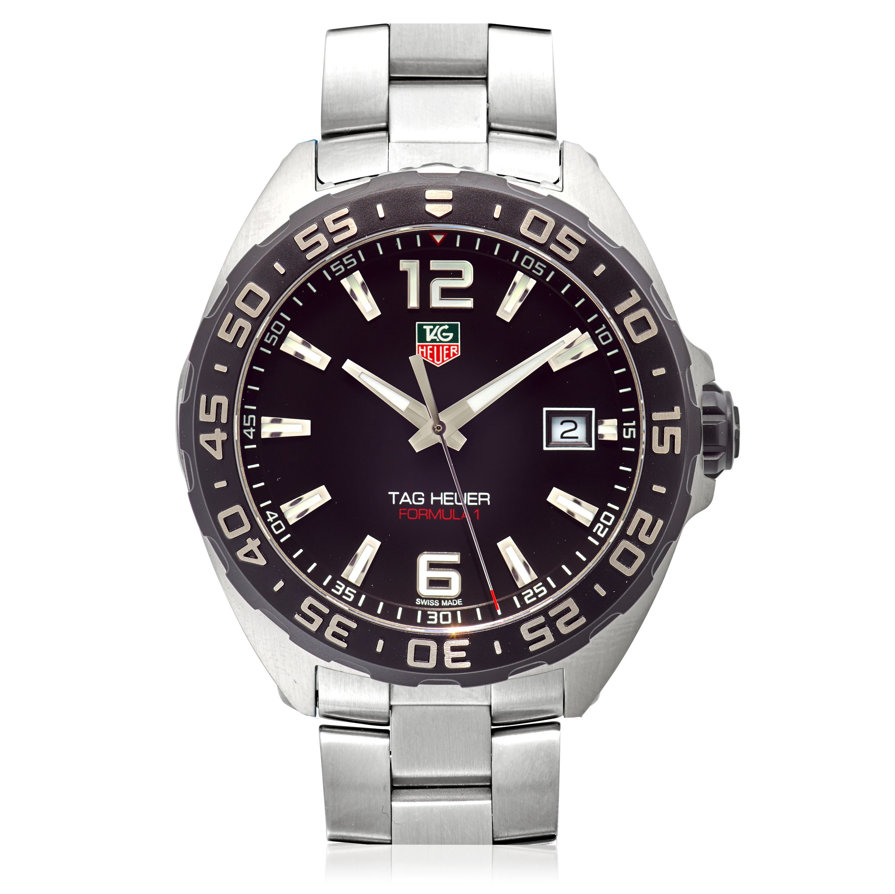 TAG HEUER. A STAINLESS STEEL CALENDAR WRISTWATCH Formula 1 , Ref: WAZ1110.BA0875, c.2020