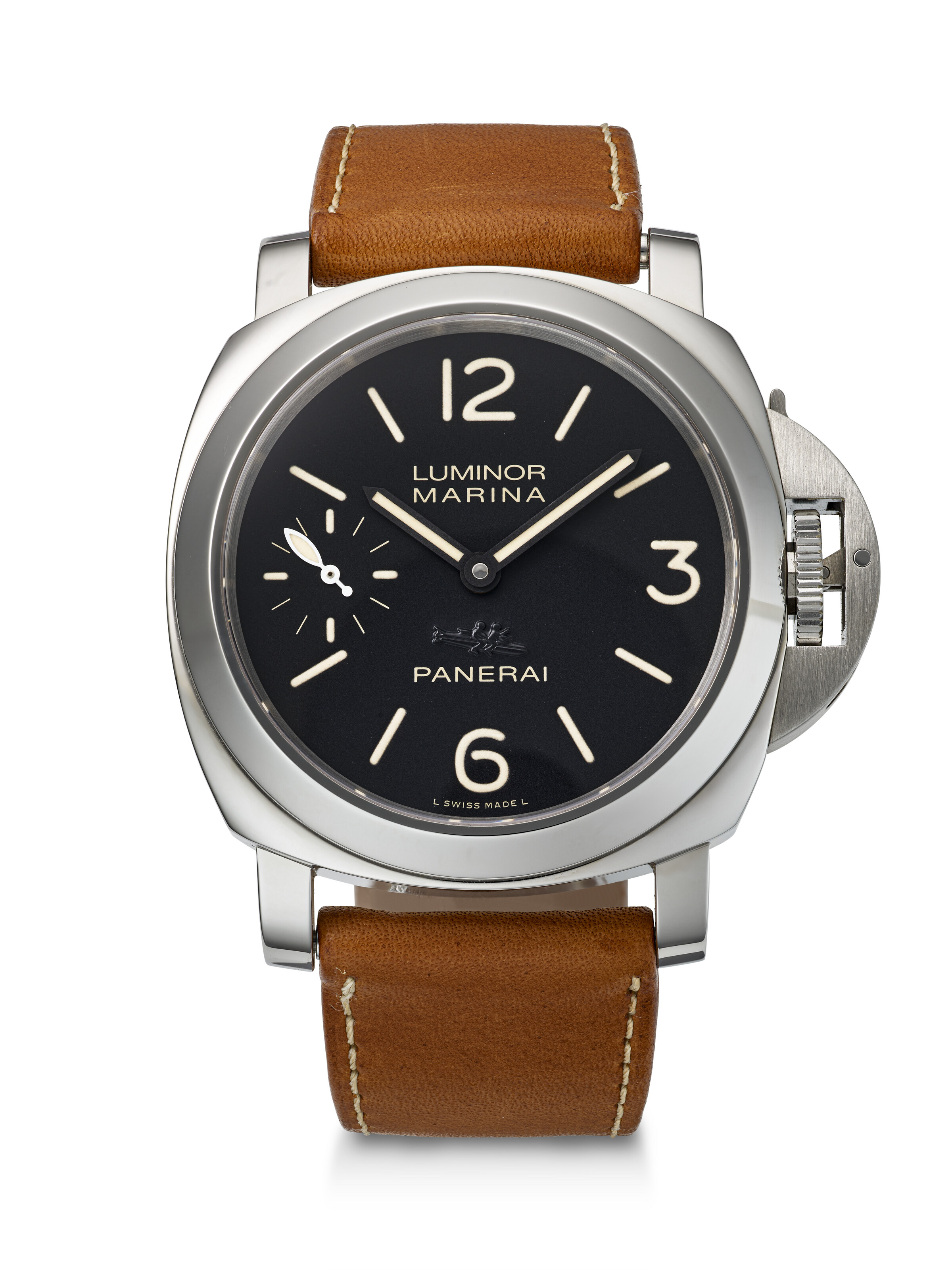 PANERAI, STAINLESS STEEL 'LUMINOR MARINA PARIS', REF. PAM00414 CASE NO. BB 1433887, NO. 003/100, MOVEMENT NO. 556158