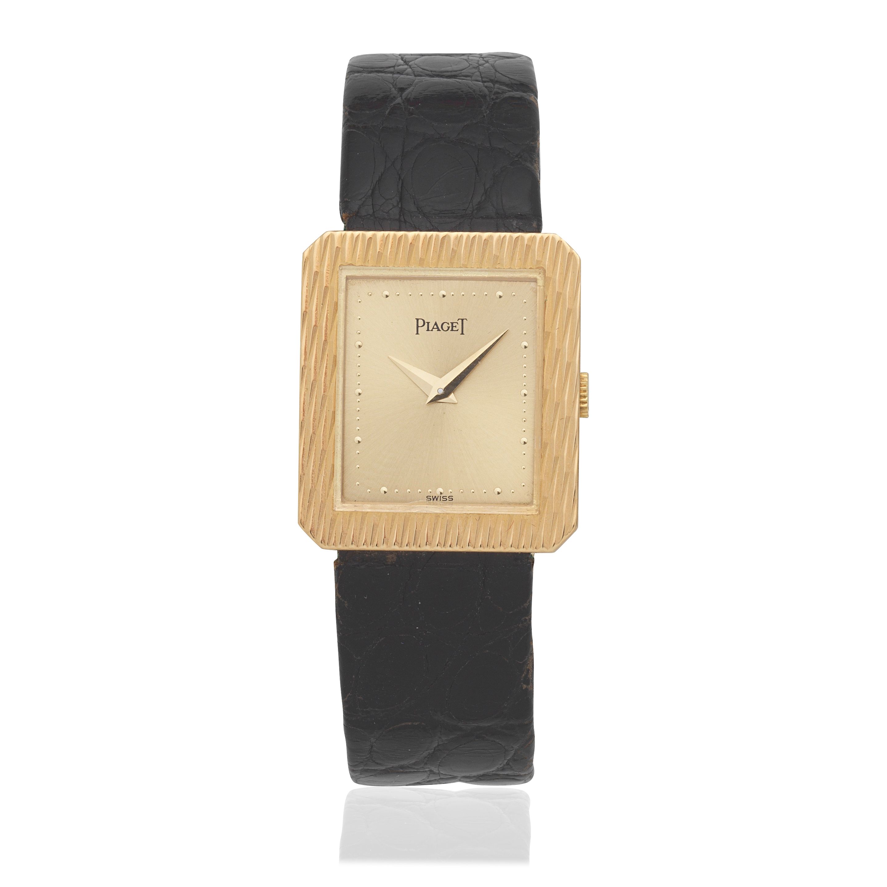 Piaget. A lady's 18K gold manual wind wristwatch Ref: 41556, Circa 1980
