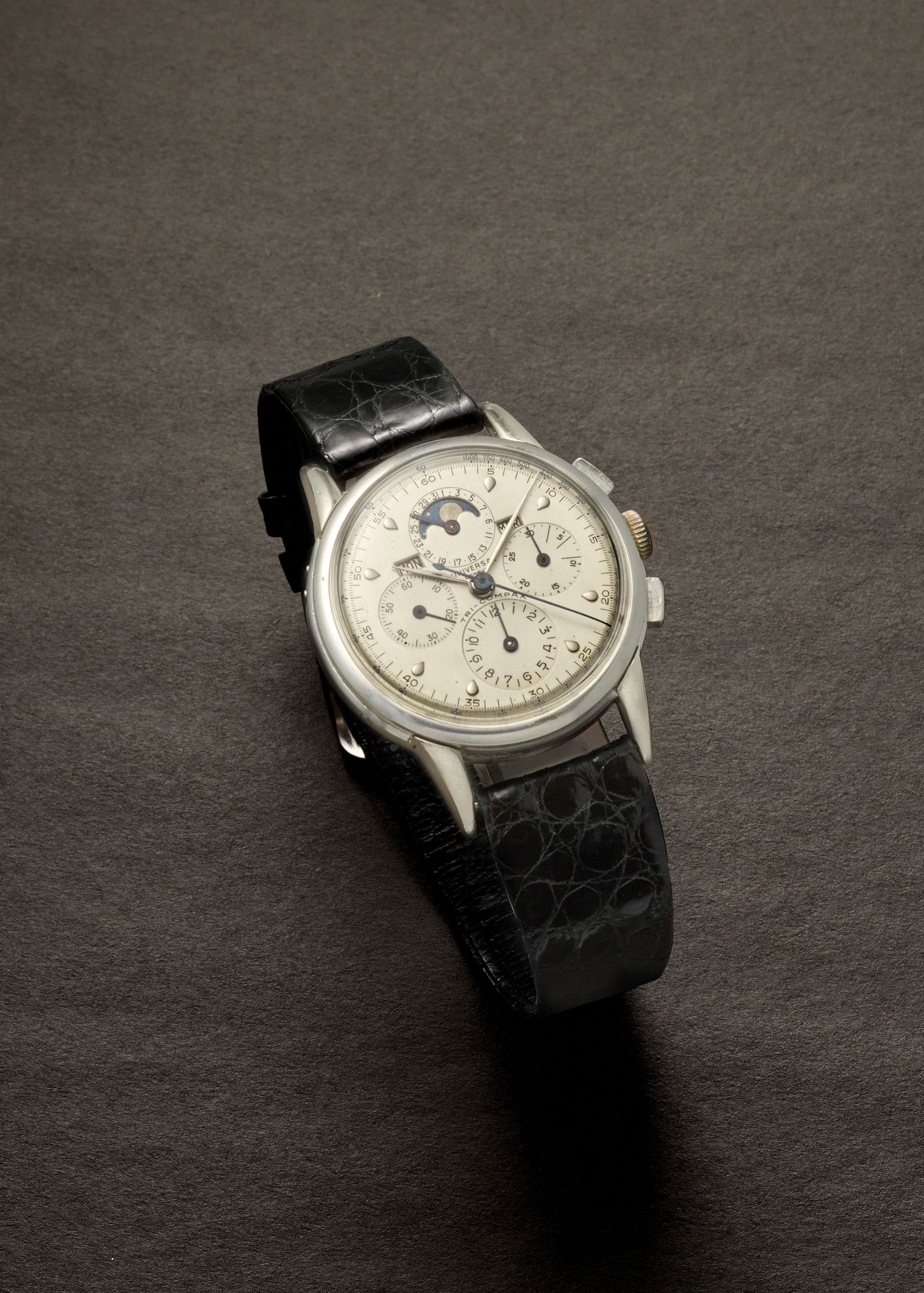 [NO RESERVE] BULGARI. A TITANIUM AUTOMATIC CALENDAR CHRONOGRAPH WRISTWATCH Diagono, Ref: AC 38 TA, c. 2000s