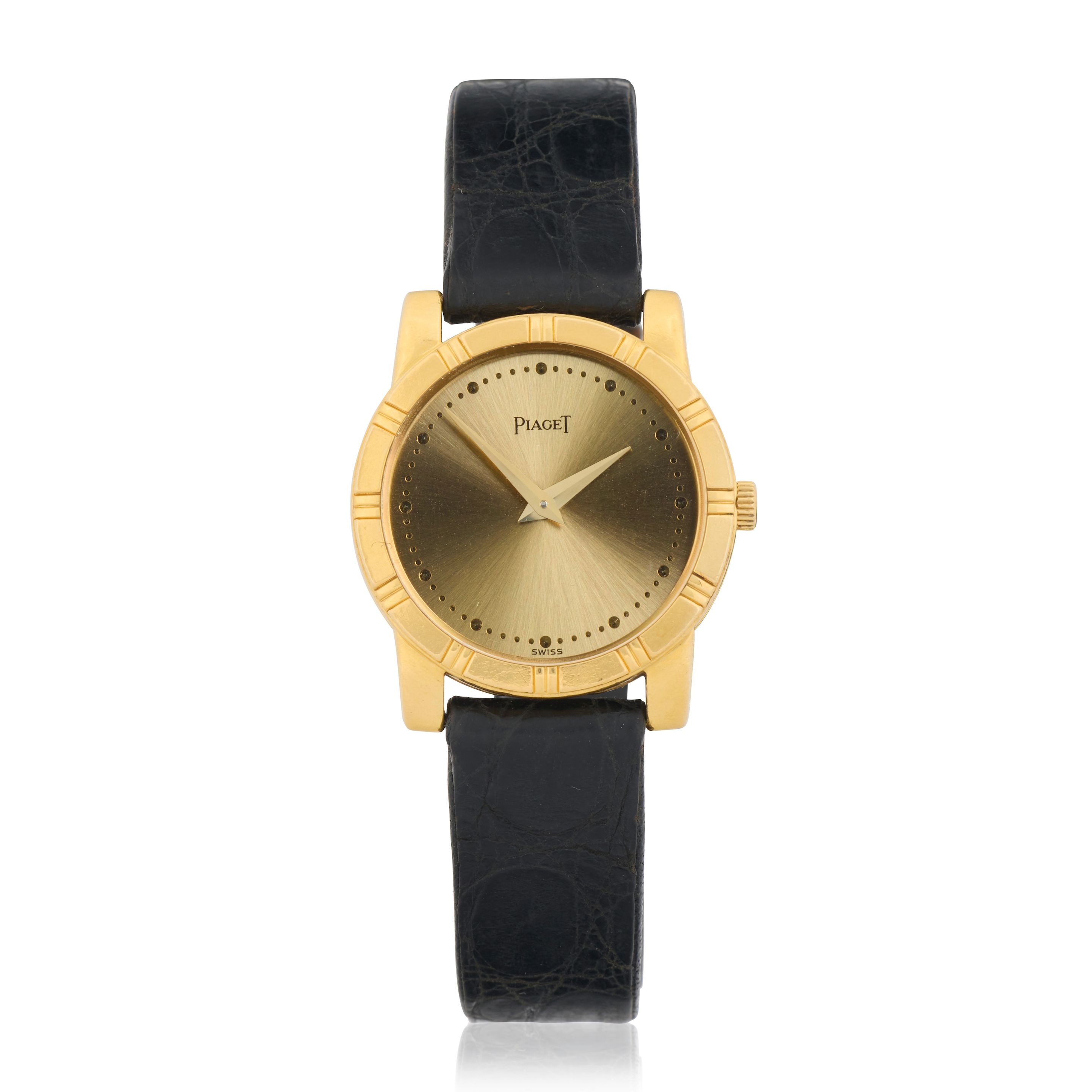 Piaget. A lady's 18K gold quartz wristwatch Dancer, Ref: 80463, Circa 2000