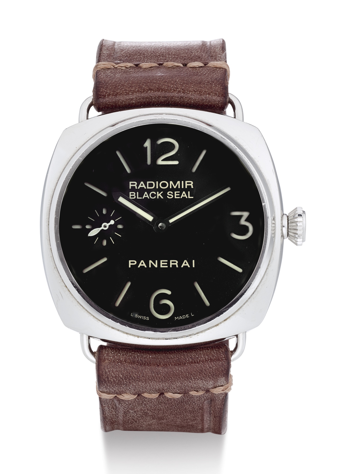 PANERAI, STAINLESS STEEL WRISTWATCH, RADIOMIR BLACK SEAL, PAM00183