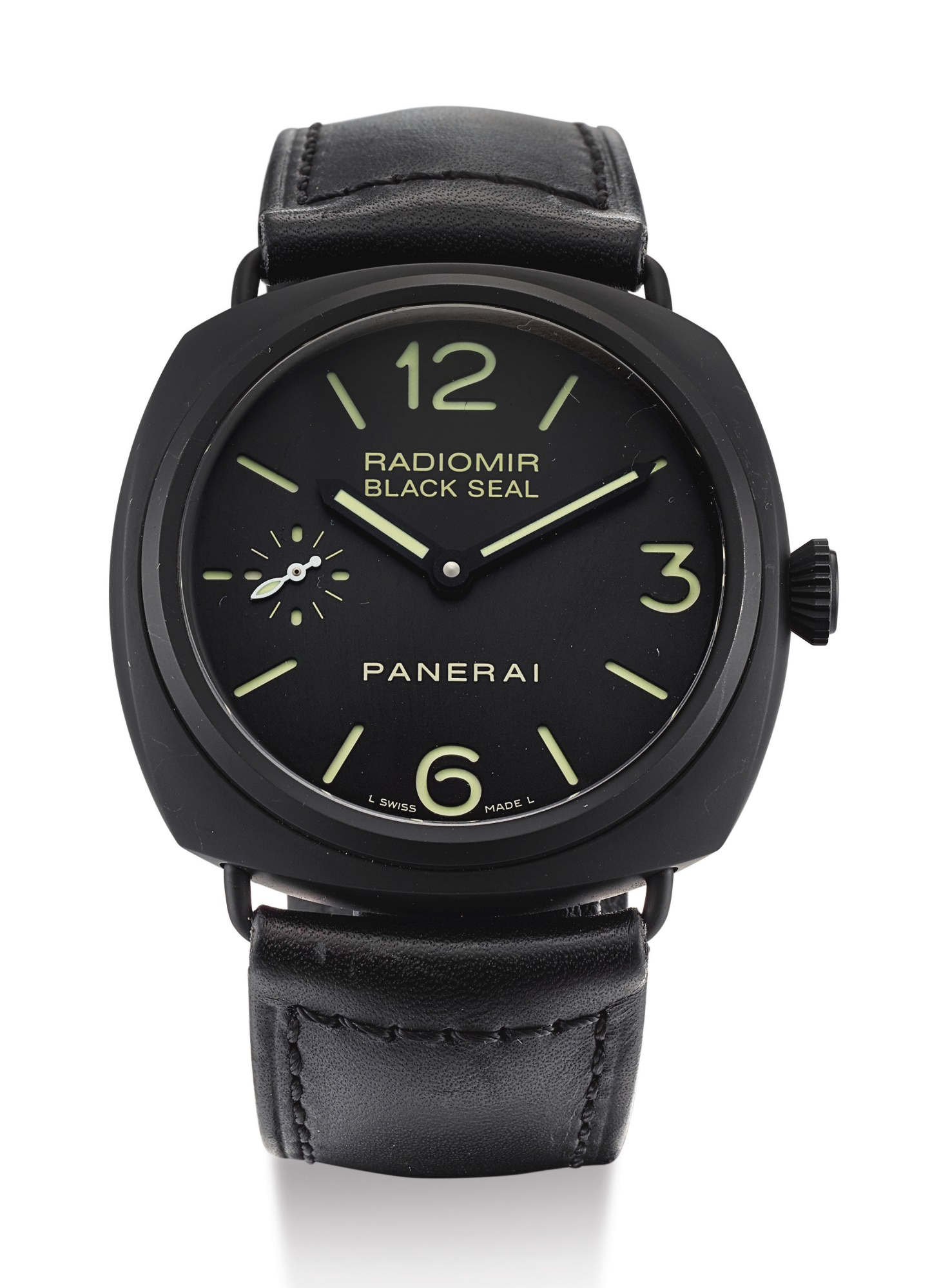 PANERAI, CERAMIC AND PVD-COATED STAINLESS STEEL WRISTWATCH, RADIOMIR BLACK SEAL CERAMICA, PAM00292