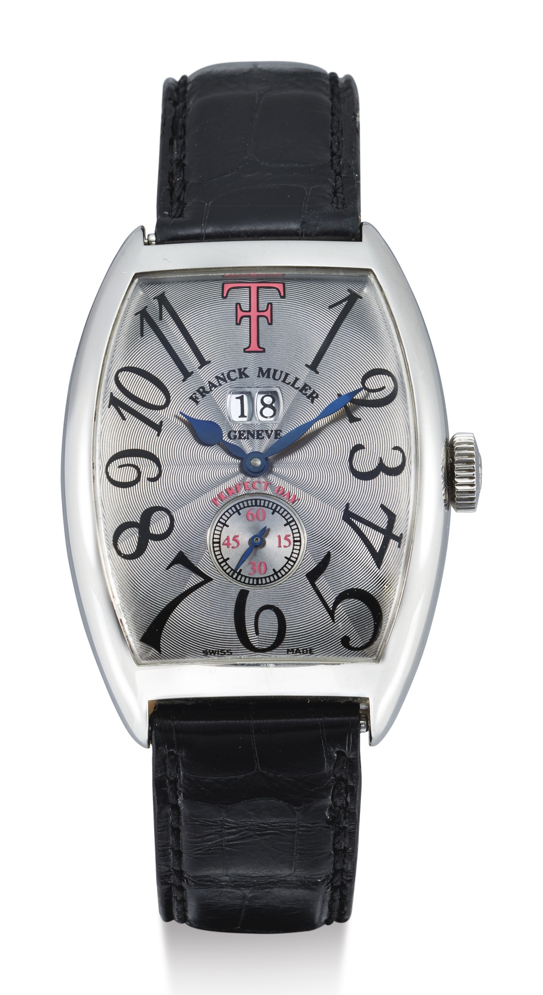 FRANCK MULLER, LIMITED EDITION STAINLESS STEEL AUTOMATIC WRISTWATCH WITH DATE, PERFECT DAY