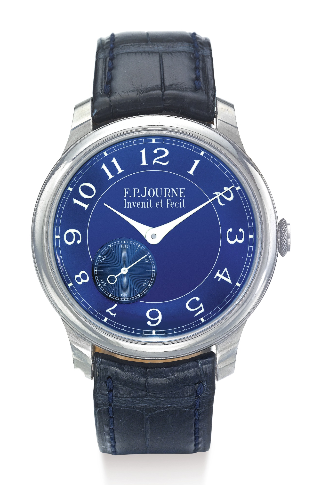 F.P. JOURNE, TANTALUM WRISTWATCH, SOUVERAIN CHRONOMETRE BLEU