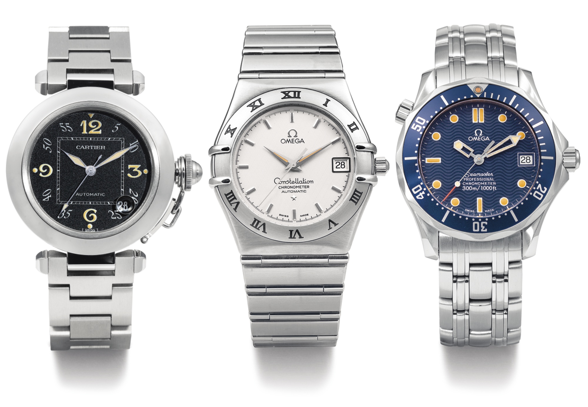 Cartier and Omega