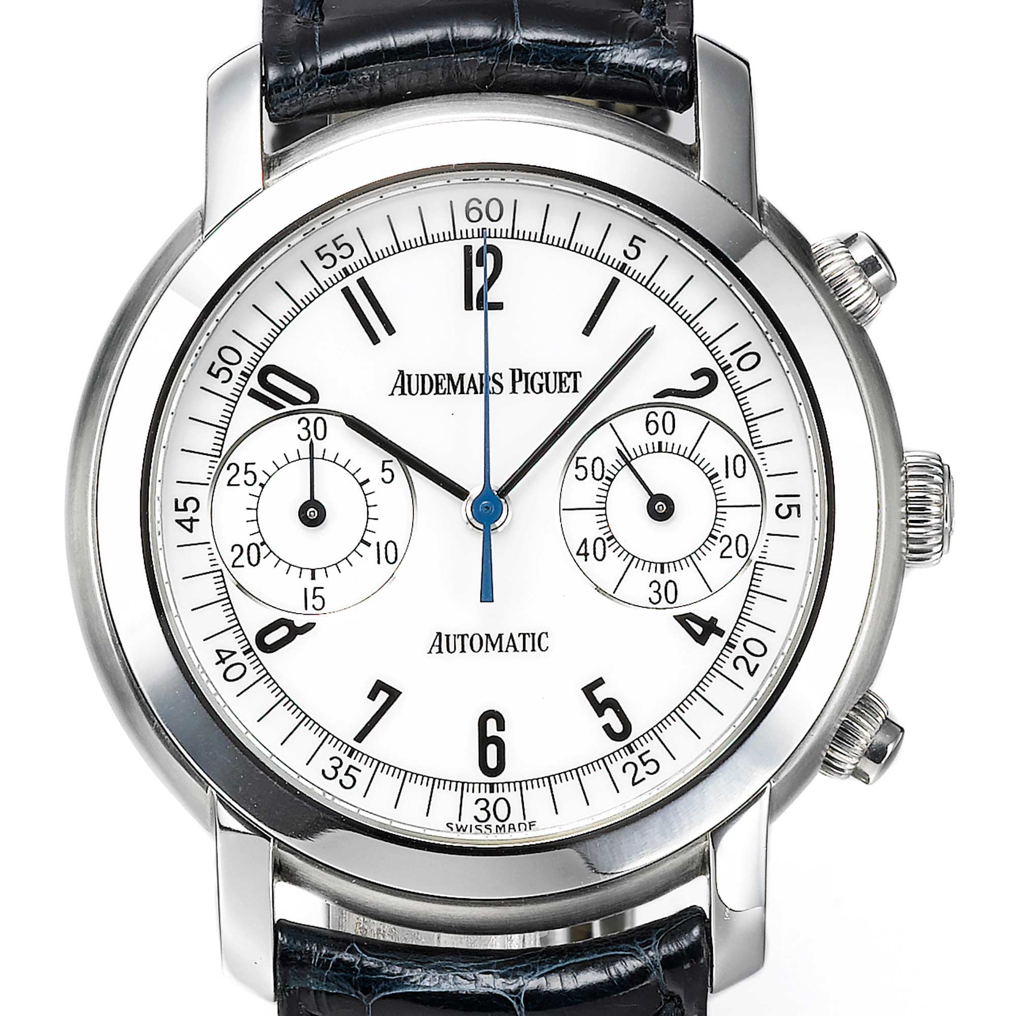 Audemars Piguet, A STAINLESS STEEL AUTOMATIC CHRONOGRAPH WRISTWATCH WITH REGISTER CIRCA 2000 JULES AUDEMARS