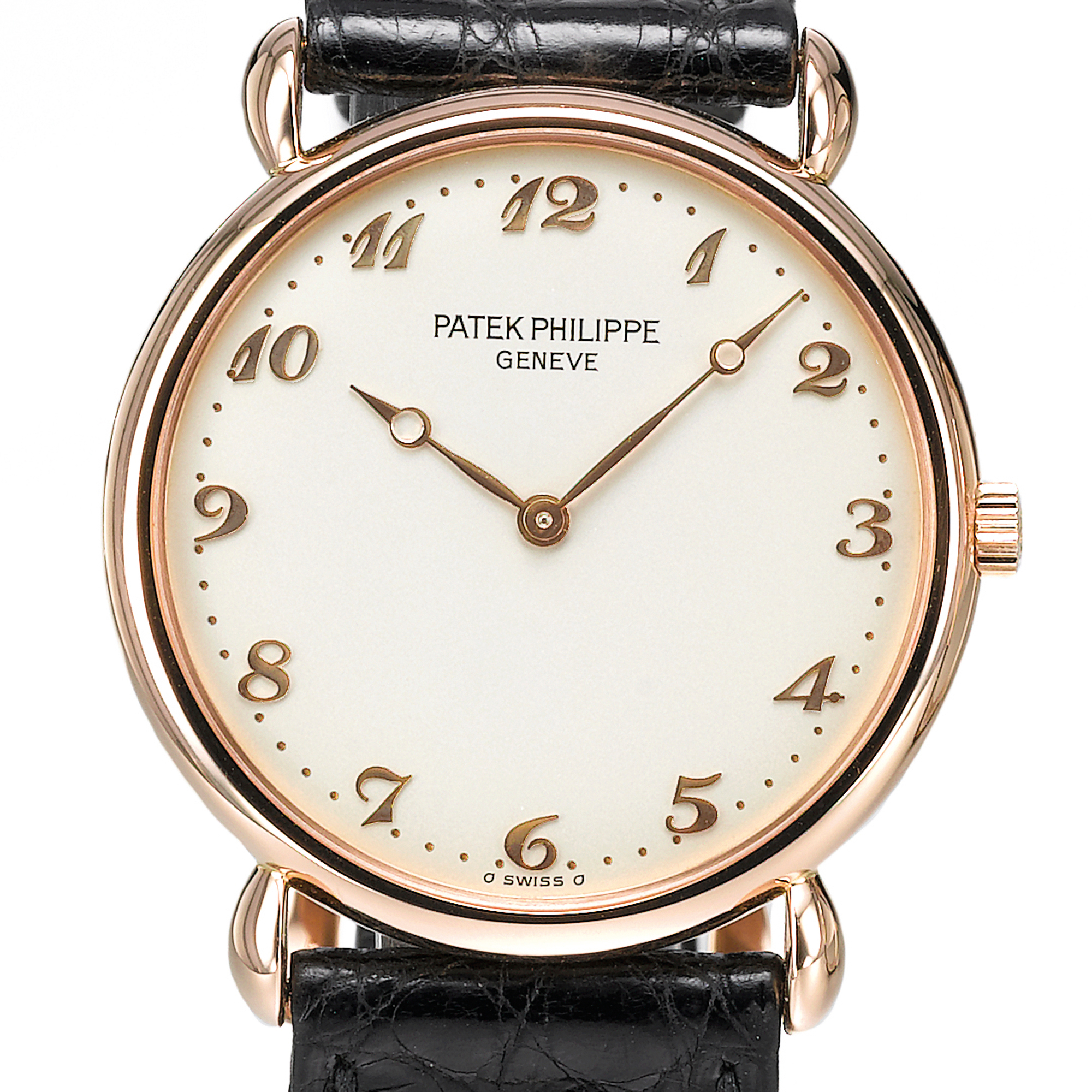 Patek Philippe, A FINE PINK GOLD WRISTWATCH CIRCA 1994 REF 3820R MVT 1376283 CASE 2947411