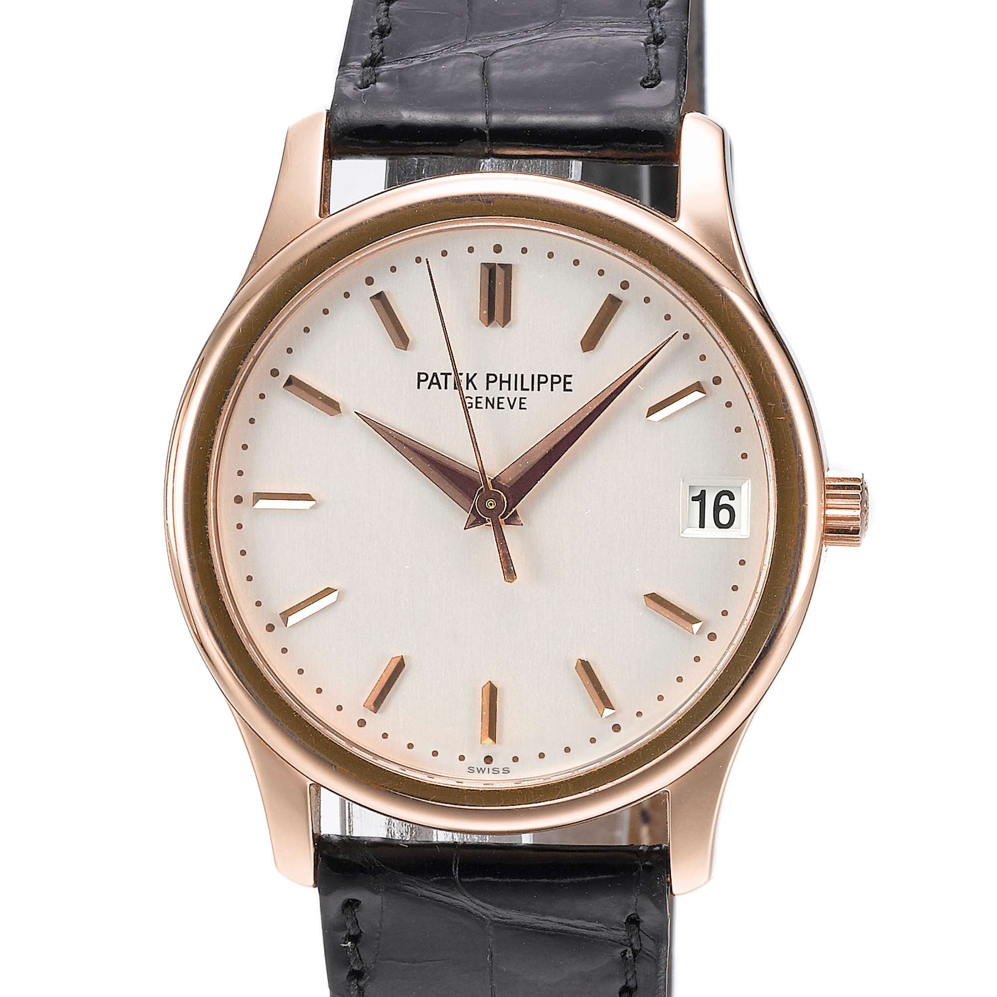 Patek Philipp, A FINE YELLOW GOLD AUTOMATIC CENTER SECONDS WRISTWATCH WITH DATE CIRCA 2000 REF 3998J MVT 3014773 CASE 4056923