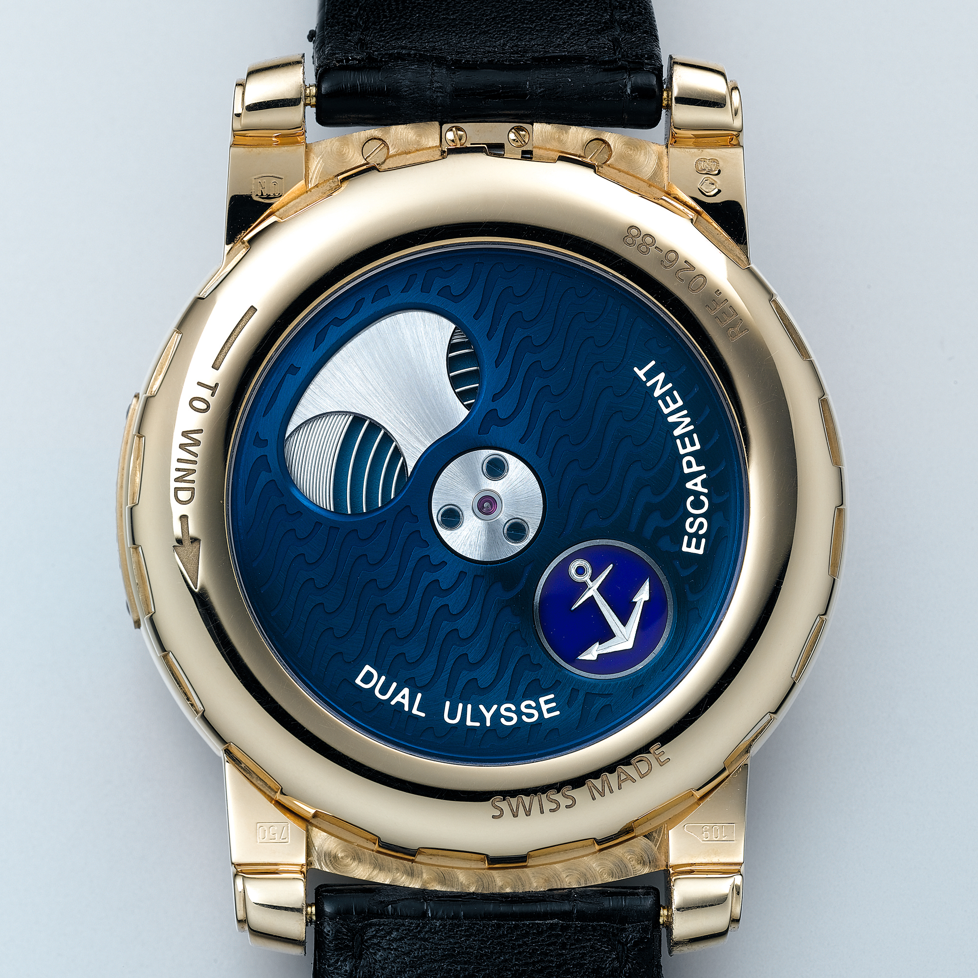 Ulysse Nardin, AN UNUSUAL AND OVERSIZED PINK GOLD WRISTWATCH WITH SEVEN-DAY KARRUSEL MOVEMENT AND DUAL DIRECT ESCAPEMENT CIRCA 2003 REF 026-88 FREAK NO 028 