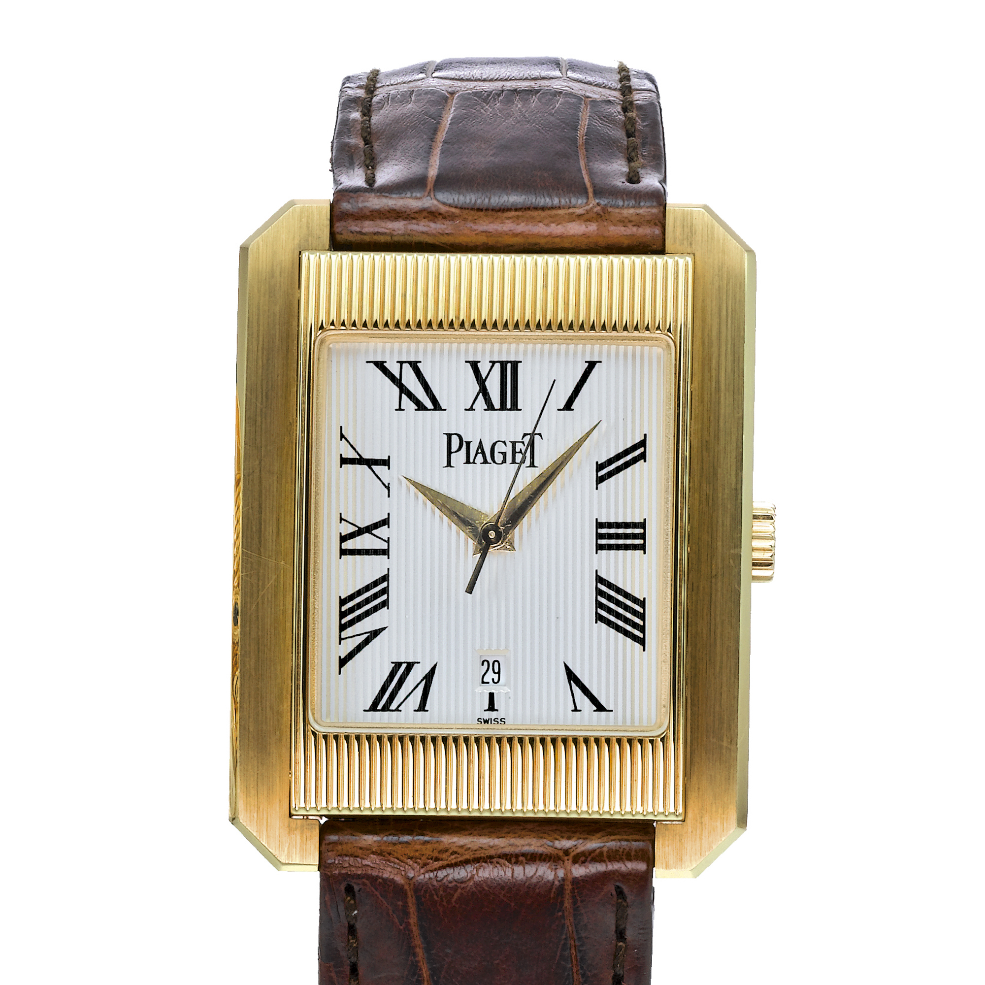 Piaget, A GOLD AUTOMATIC WRISTWATCH CIRCA 2002 PROTOCOLE XL
