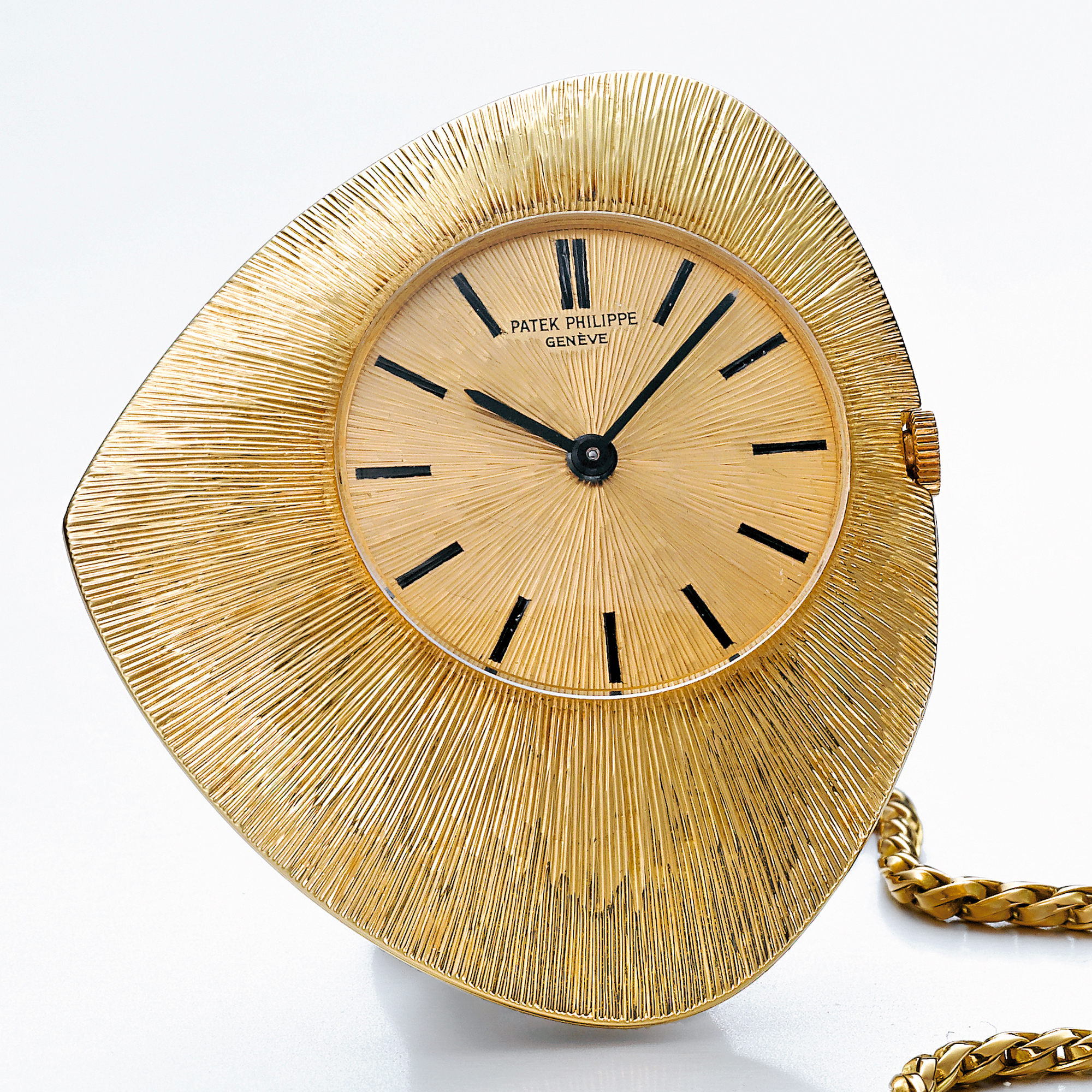 Patek Philippe, A RARE AND UNUSUAL GOLD ASYMMETRICAL DRESS WATCH CIRCA 1969 REF 788/IJ RICOCHET MVT 1226972 CASE 318554