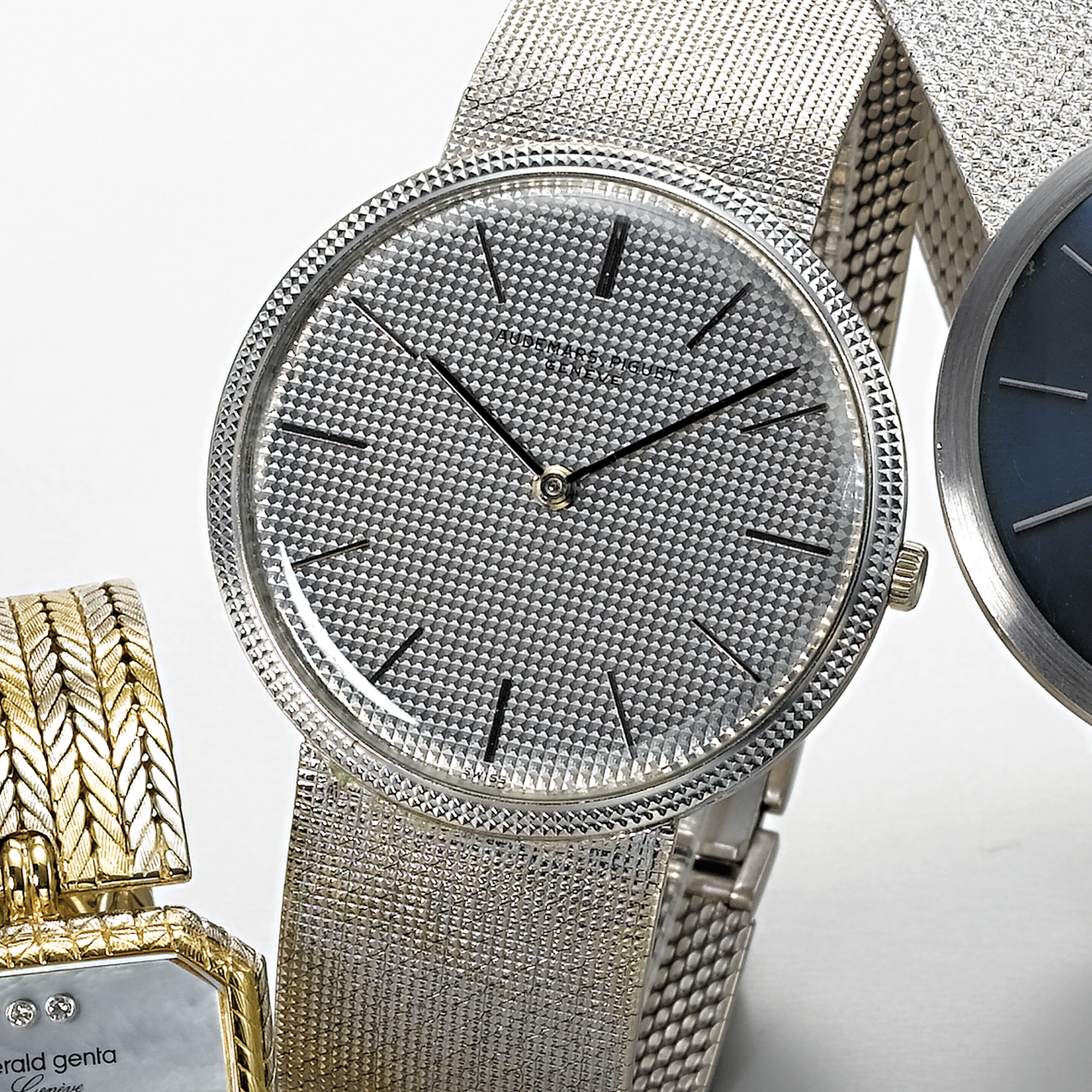AUDEMARS PIGUET, A WHITE GOLD BRACELET WATCHCIRCA 1970
