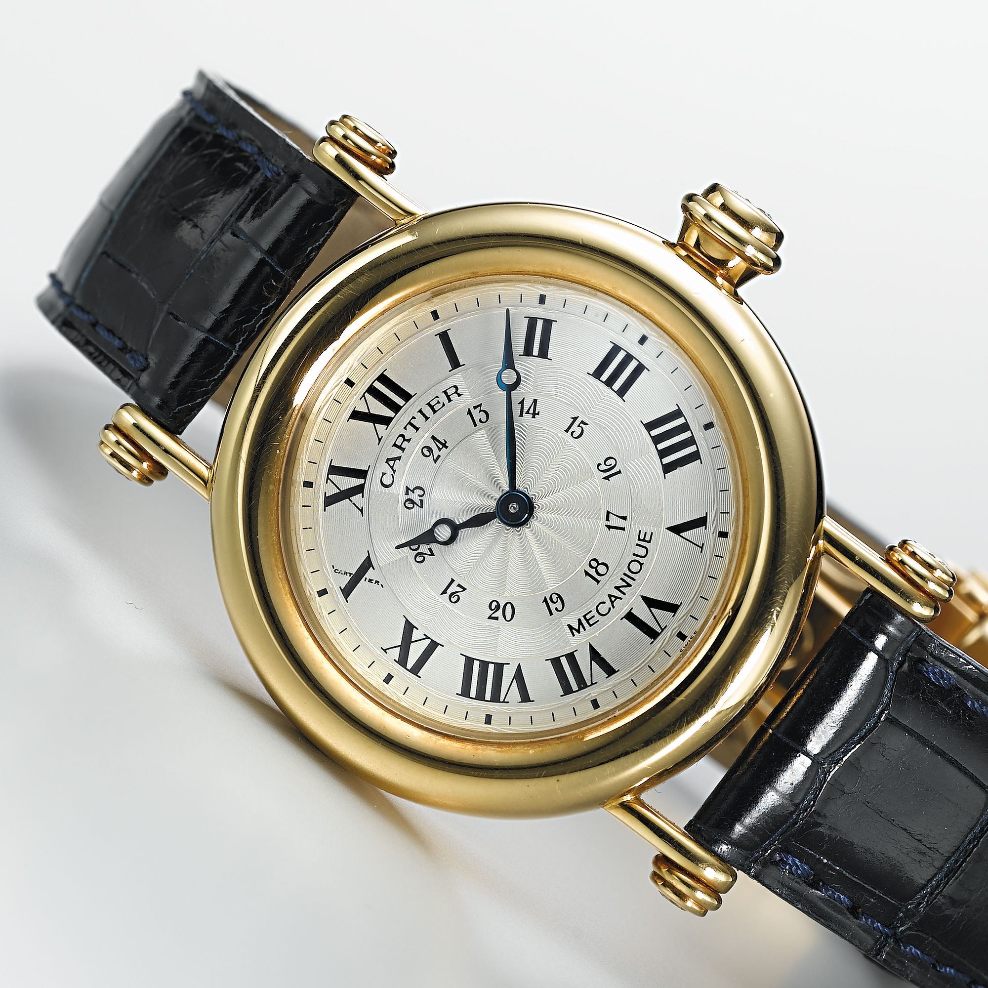 CARTIER, A GOLD AND DIAMOND SET WRISTWATCH WITH 24-HOUR INDICATIONDIABOLO, CIRCA 1998
