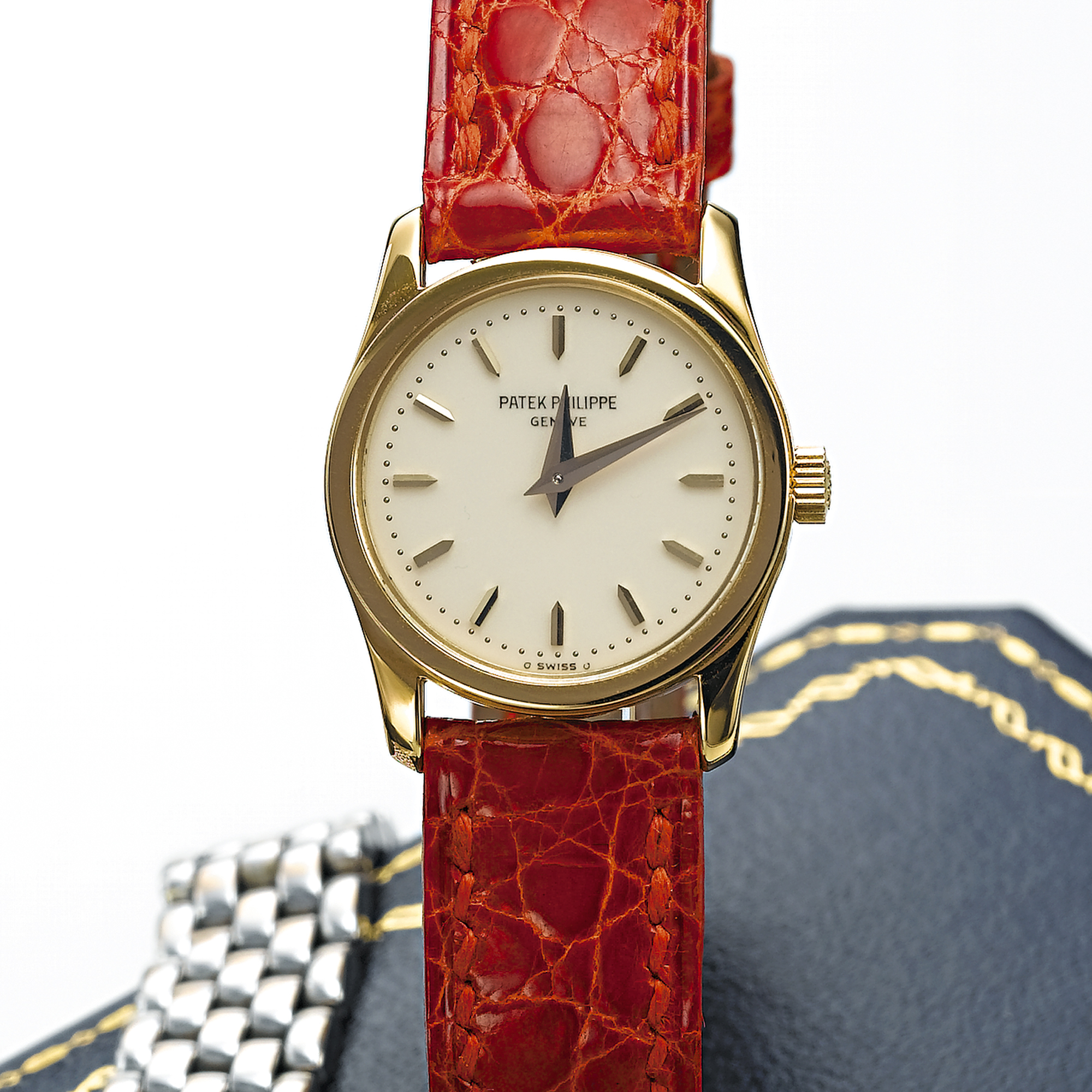 PATEK PHILIPPE, A LADY'S GOLD WRISTWATCHCIRCA 1995, NO. 1.414.169, REF. 4596