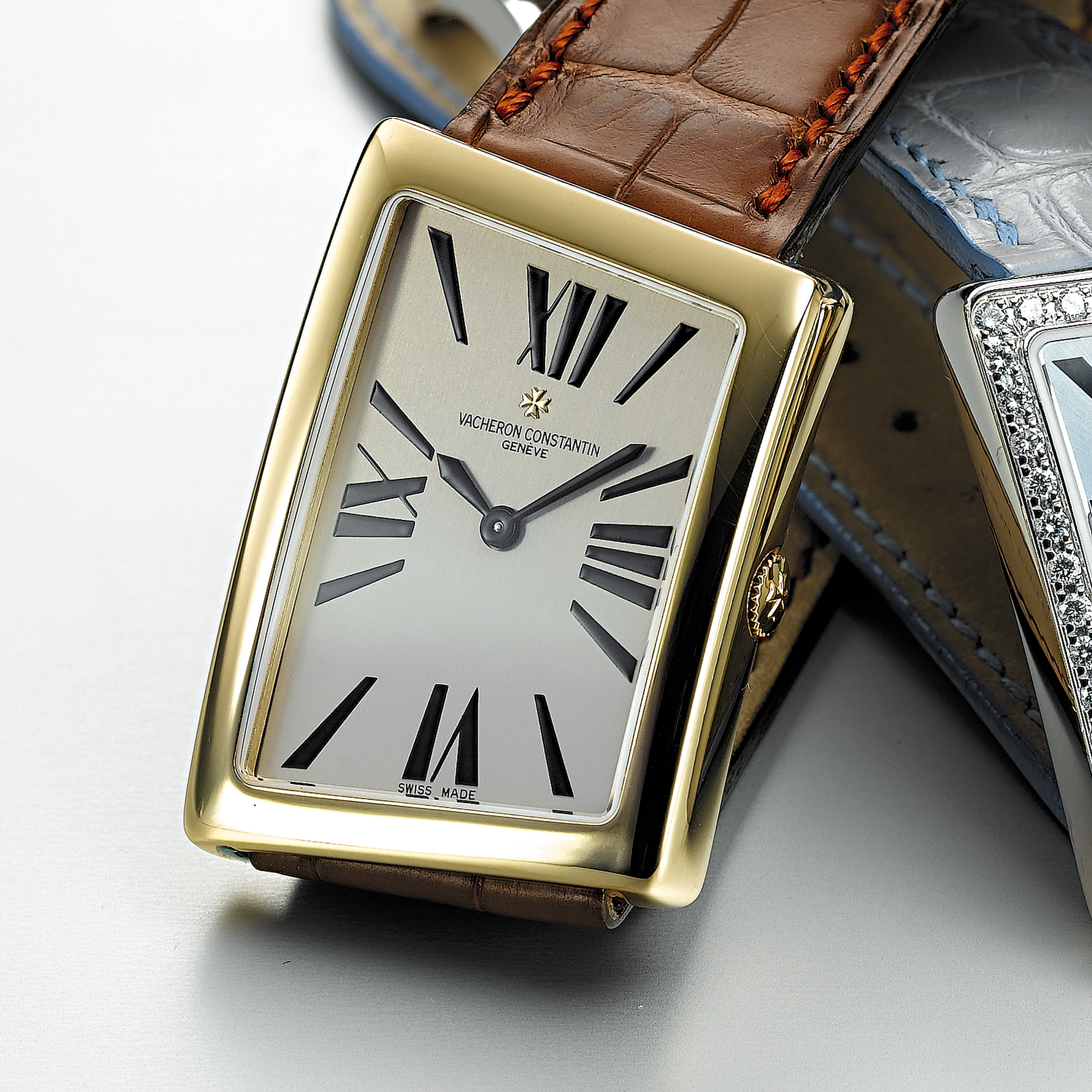 VACHERON CONSTANTIN, A LADY'S GOLD ASSYMETRICAL WRISTWATCH1972, CIRCA 2005