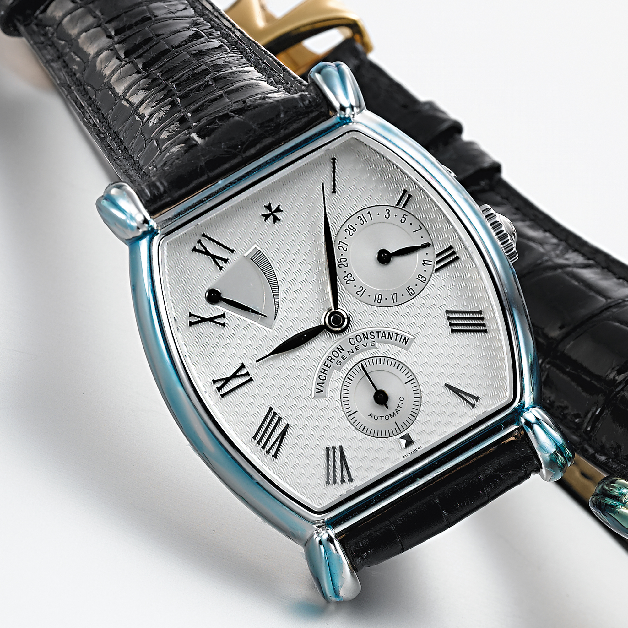 VACHERON CONSTANTIN, A WHITE GOLD AUTOMATIC WRISTWATCH WITH DATE AND POWER RESERVEJUBILEE 240, CIRCA 1995, NO. 657798, REF.47240 