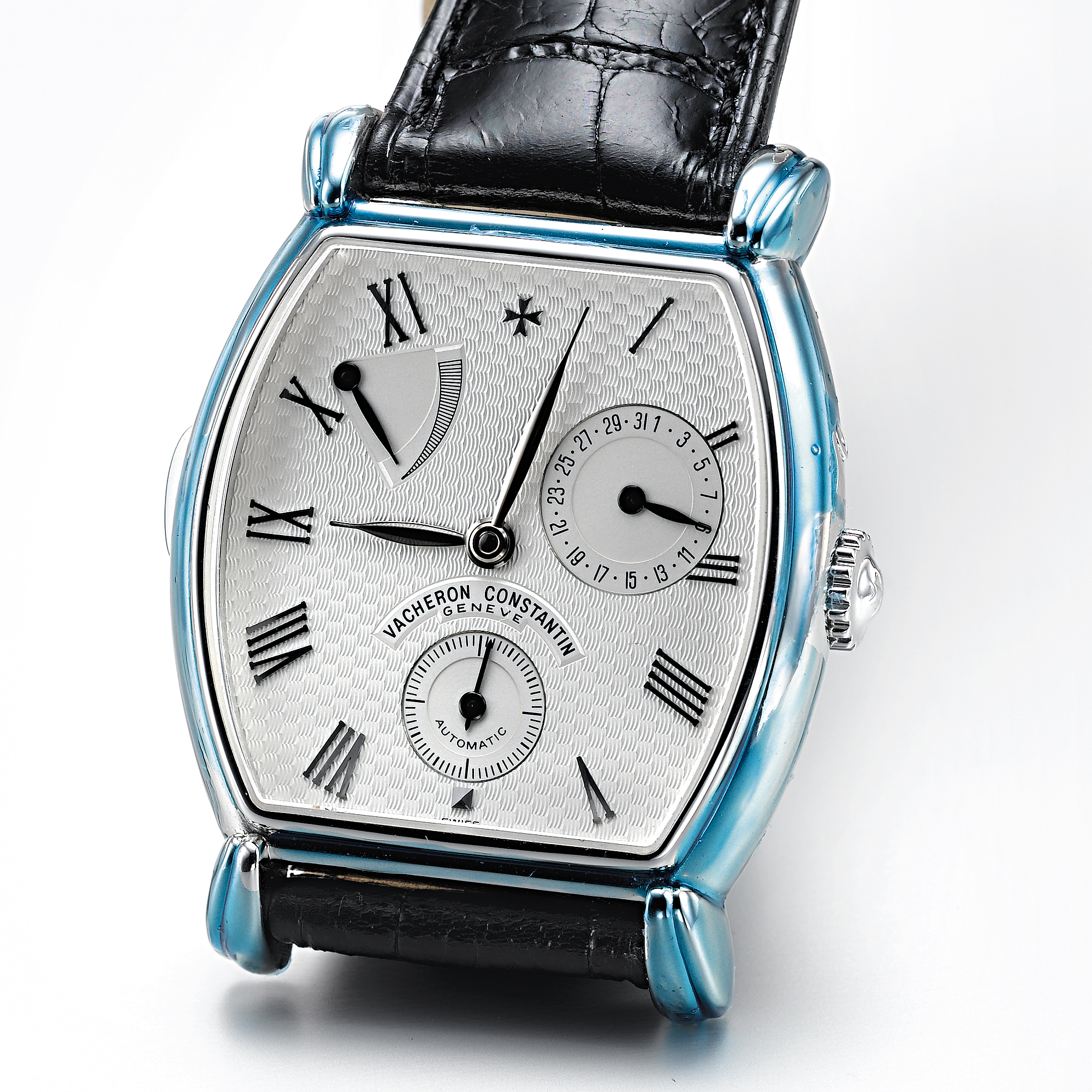 VACHERON CONSTANTIN, A PLATINUM AUTOMATIC WRISTWATCH WITH DATE AND POWER RESERVEJUBILEE 240, CIRCA 1995, NO. 658033, REF.47240 