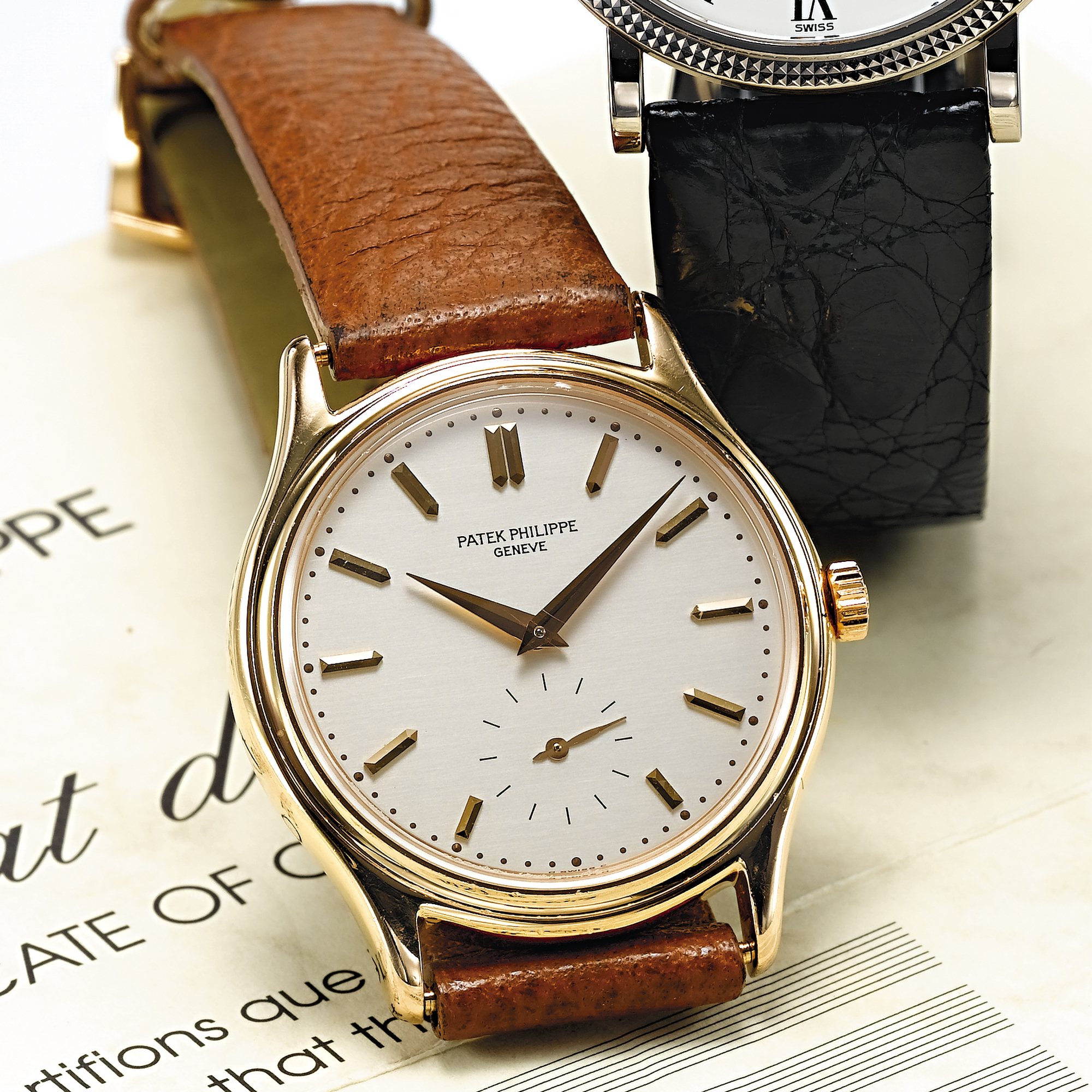 PATEK PHILIPPE, A PINK GOLD WRISTWATCHCIRCA 1994, NO. 1.840.647, REF. 3923